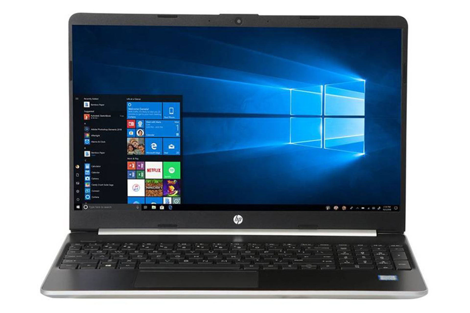 نمای جلو لپ تاپ اچ پی DY1078NR