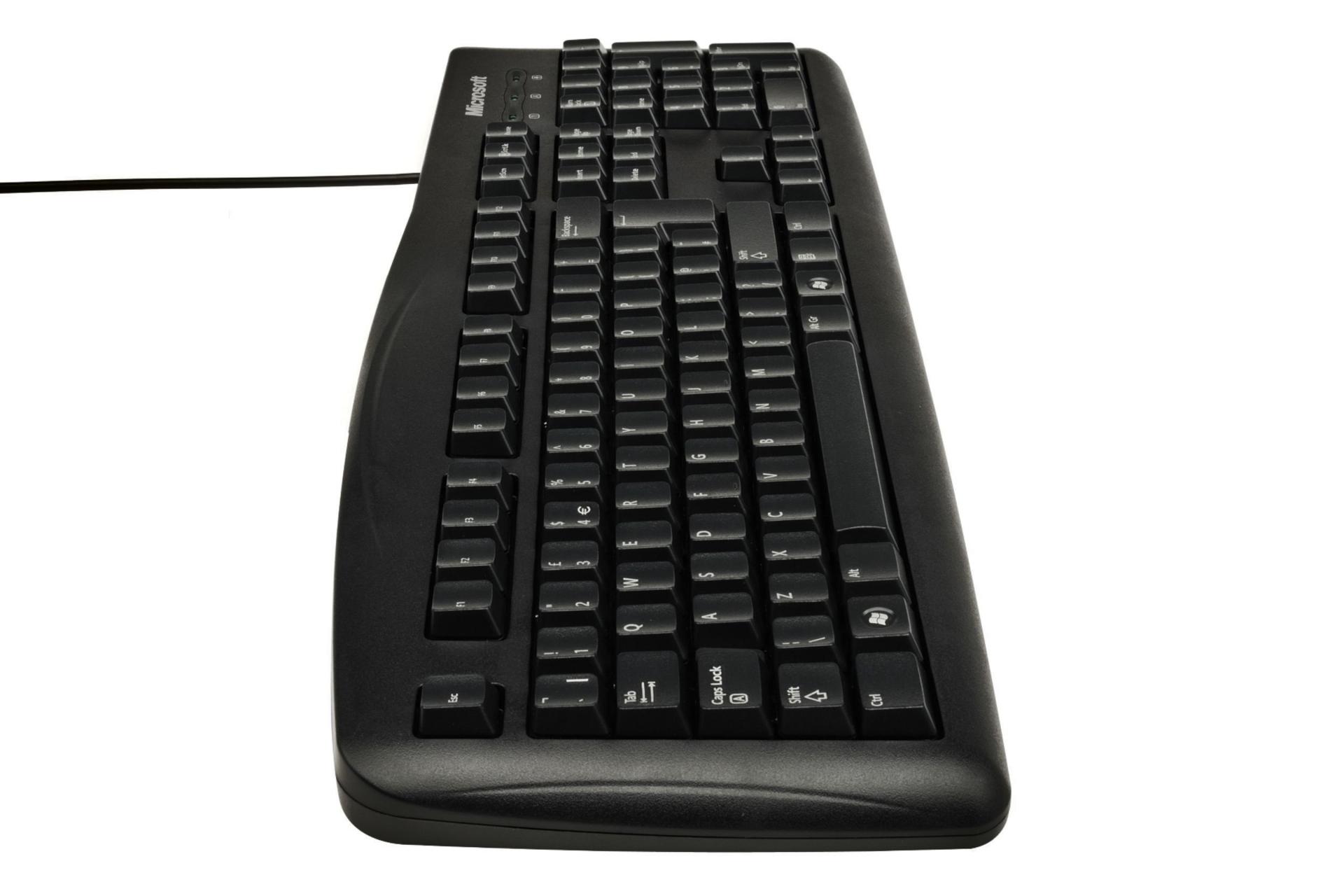 نمای جانبی کیبورد مایکروسافت Microsoft Wired Keyboard 200