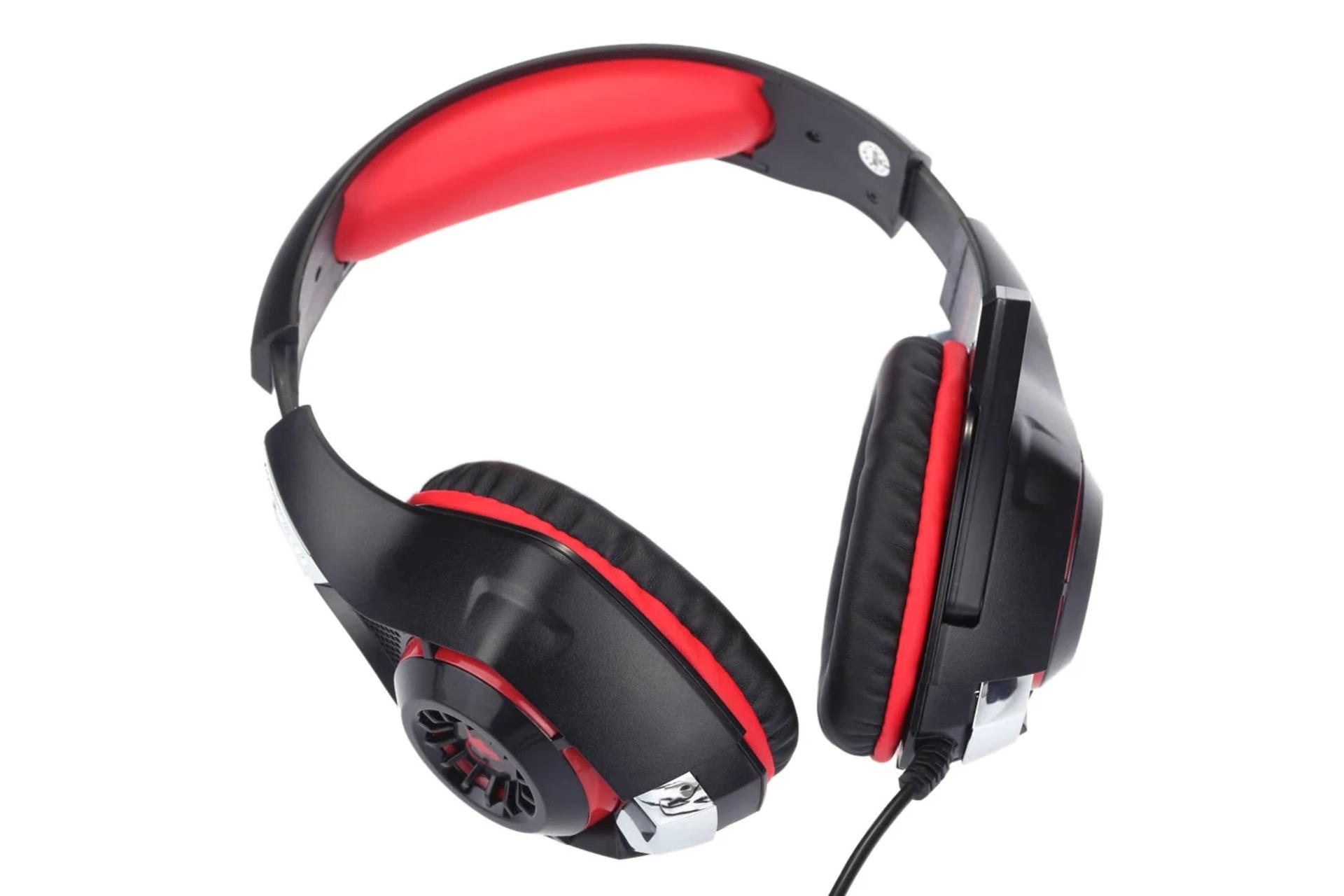 نمای جانبی هدفون بیکسلنت Beexcellent GM-1 قرمز