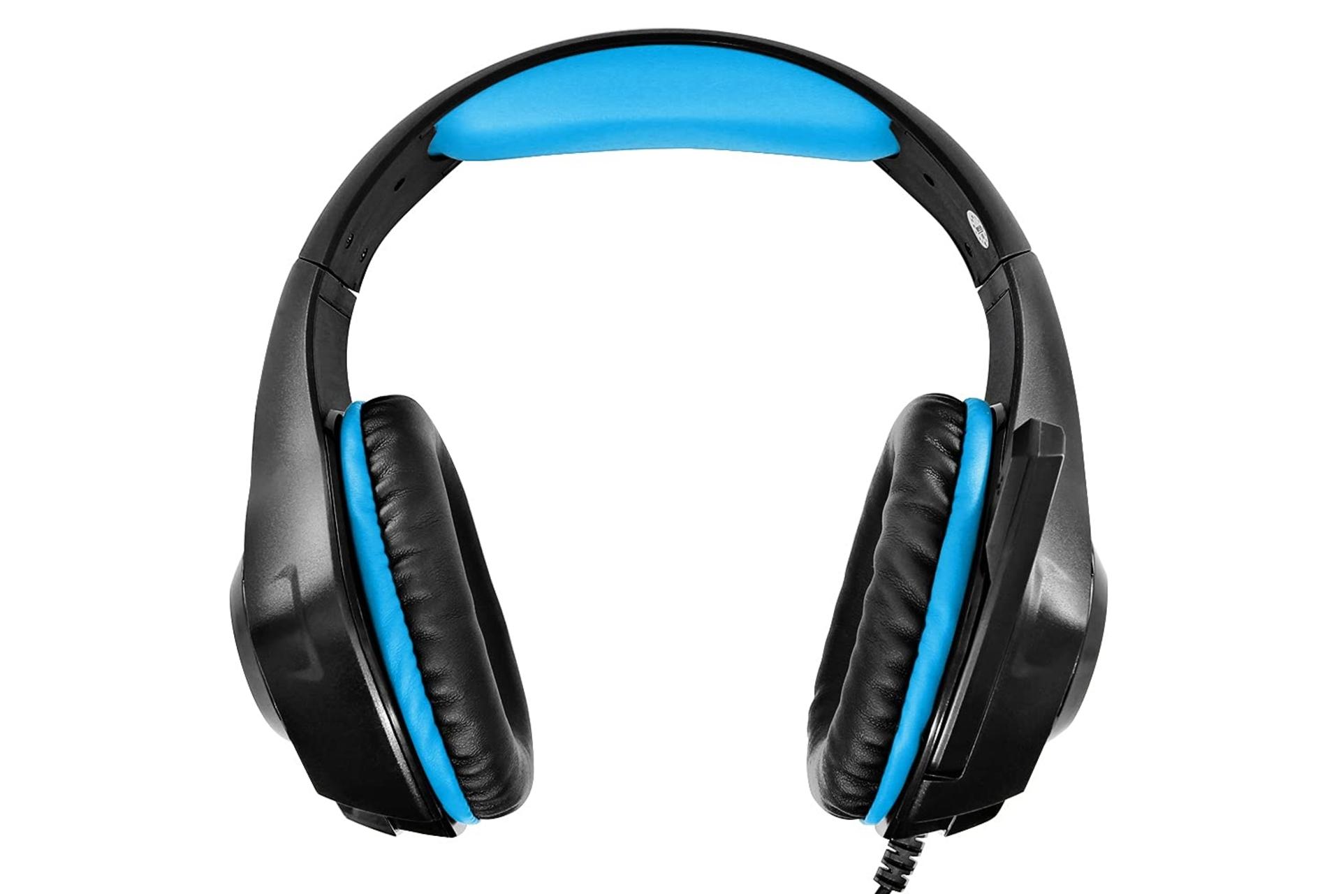 نمای روبرو هدفون بیکسلنت Beexcellent GM-1 آبی