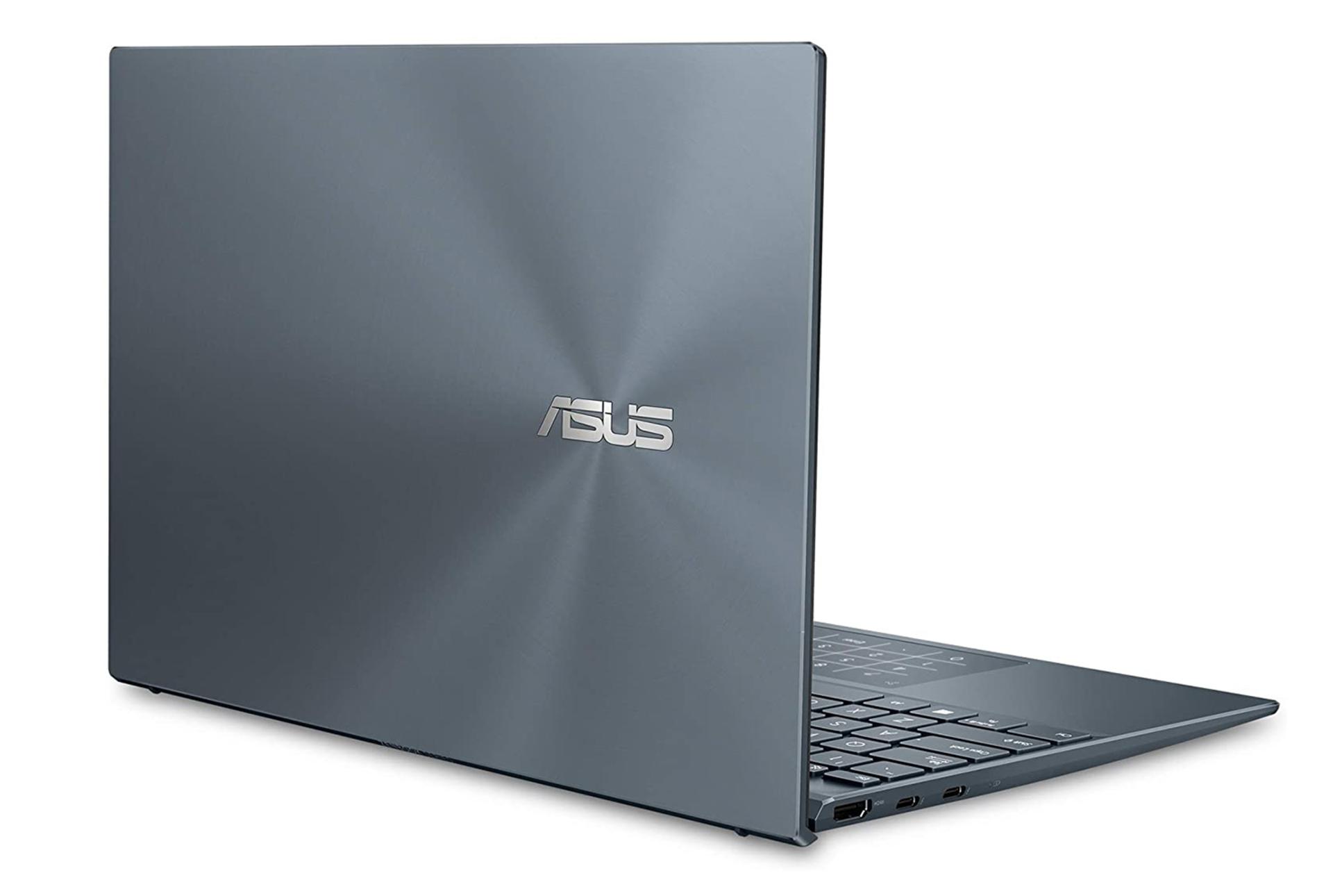 نمای نیمرخ پشت لپ تاپ ایسوس ذن بوک 14 UM425UG