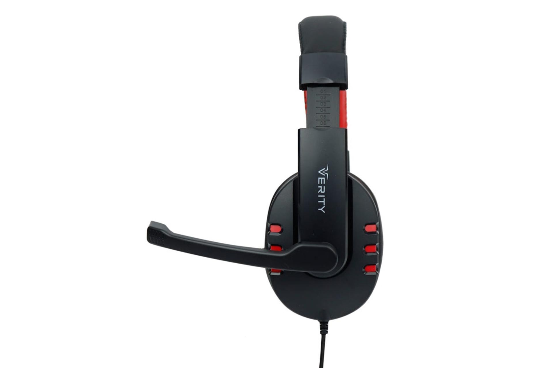 نمای جانبی هدست گیمینگ وریتی Verity V-H27G