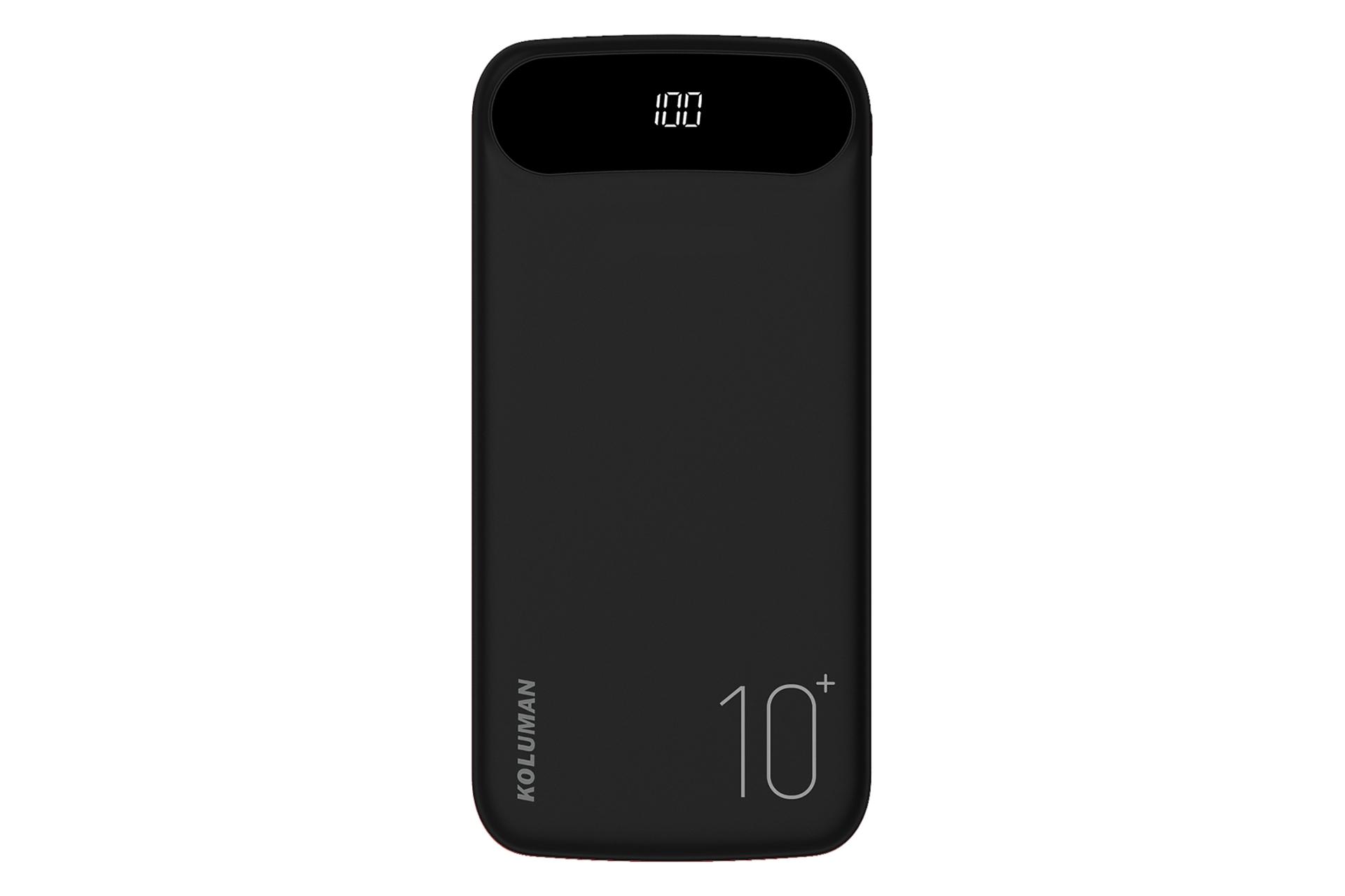 پاور بانک کلومن Koluman KP-310 10000mAh با ظرفیت 10000 میلی‌آمپر ساعت مشکی
