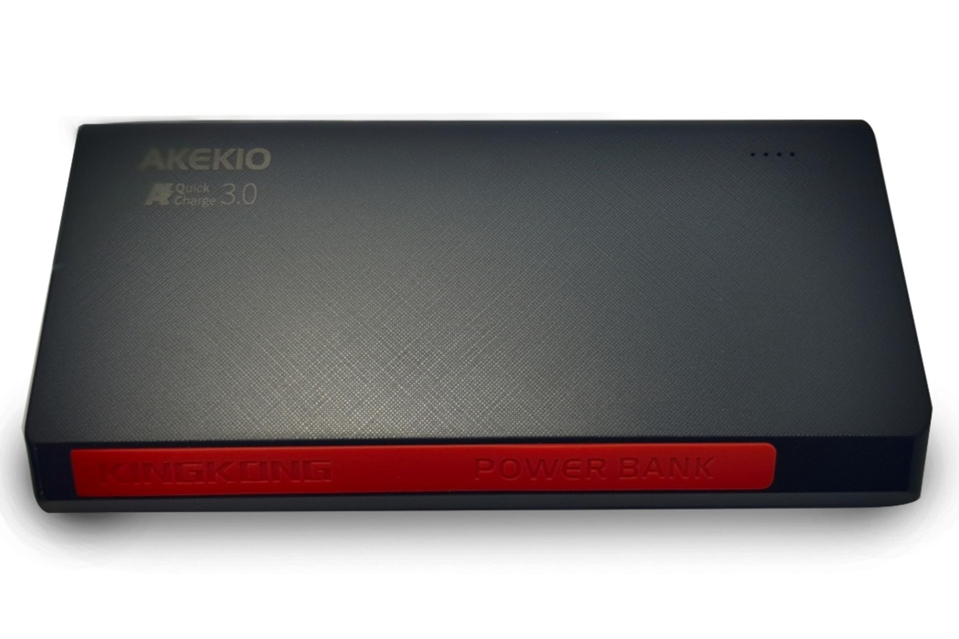 نمای جانبی پاور بانک اککیو Akekio K20 20000mAh با ظرفیت 20000 میلی‌آمپر ساعت