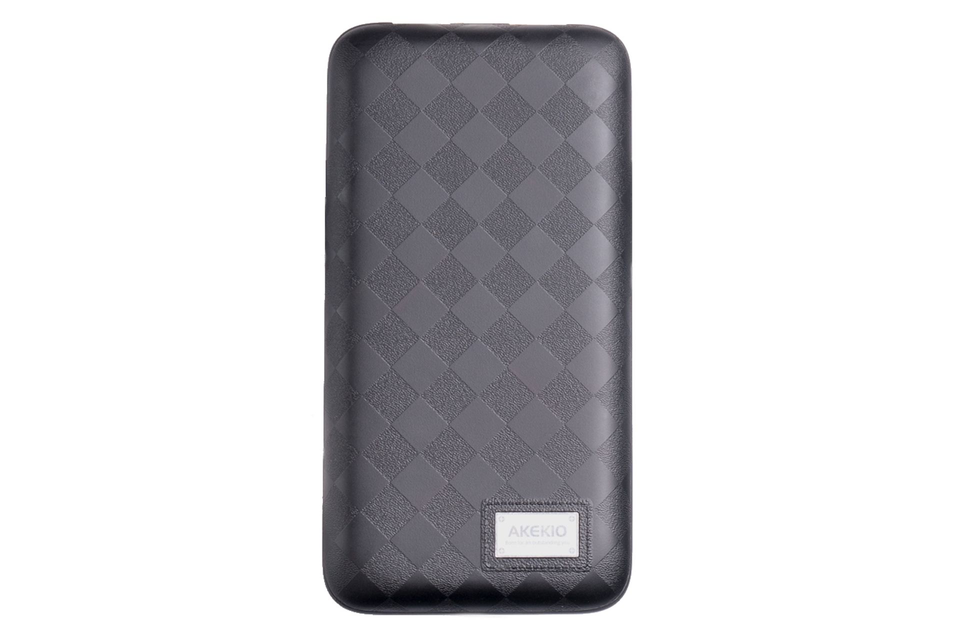 نمای روبرو پاور بانک اککیو Akekio V20 20000mAh با ظرفیت 20000 میلی‌آمپر ساعت