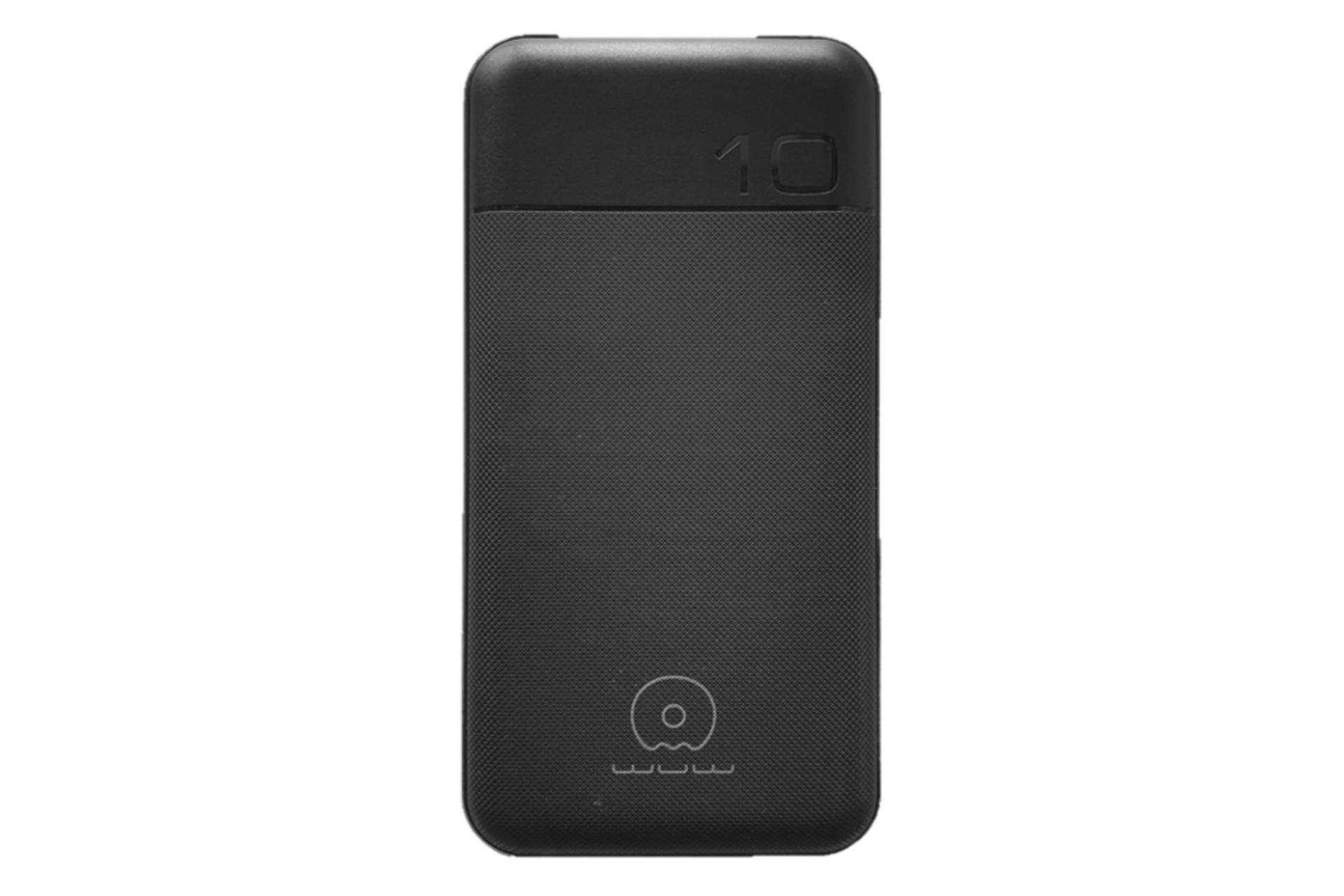 پاور بانک دبلیو یو دبلیو WUW Y71 10000mAh با ظرفیت 10000 میلی‌آمپر ساعت مشکی