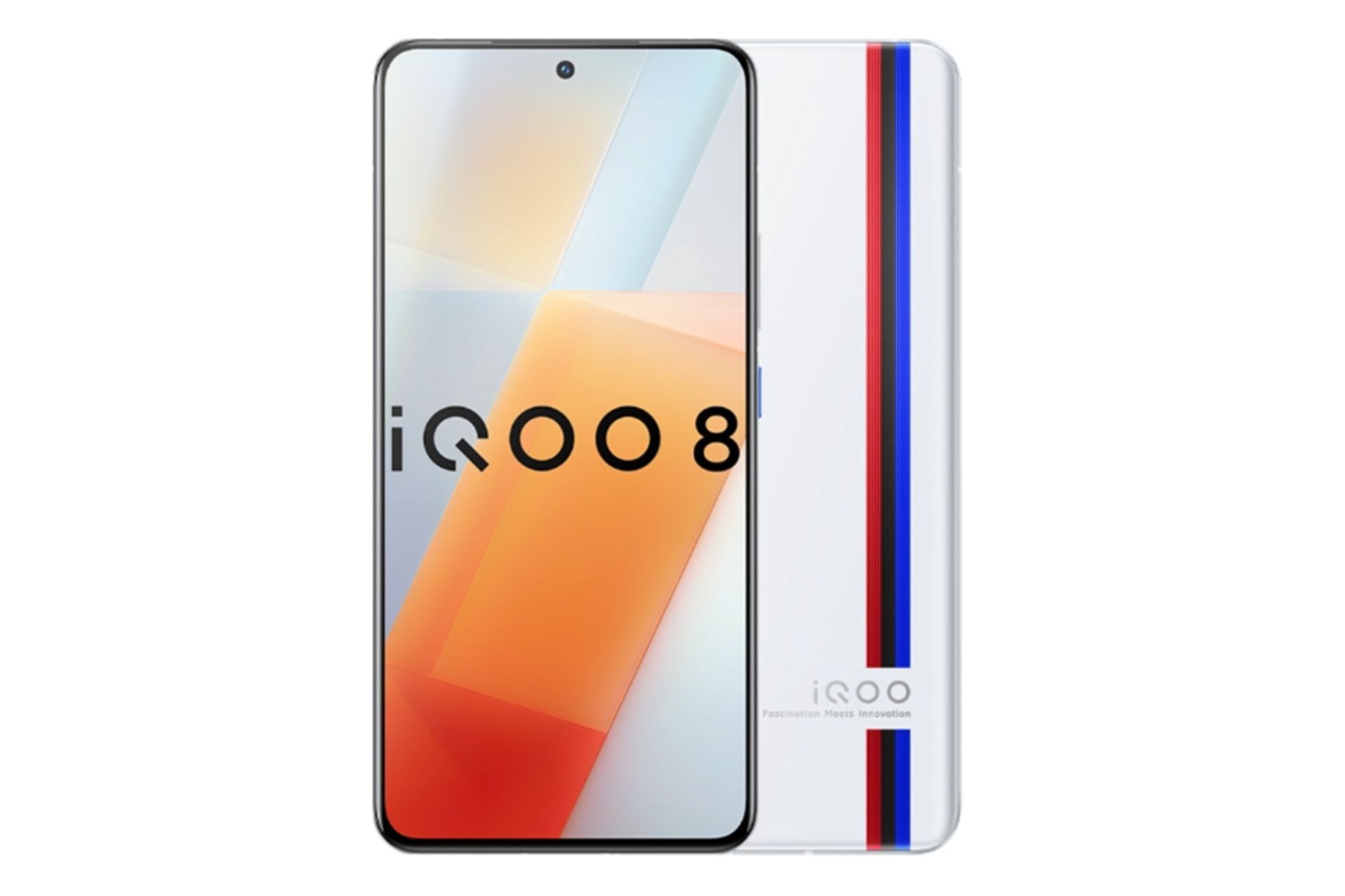 نمای پشت و جلو گوشی ویوو IQOO 8