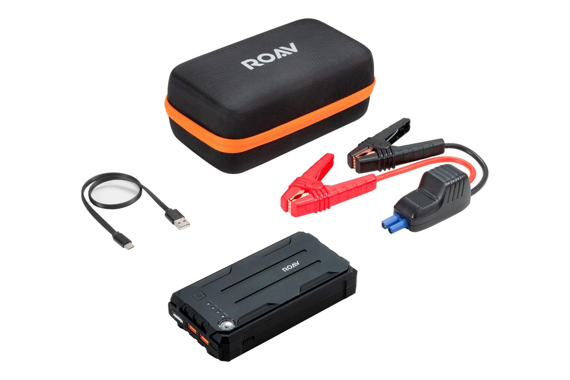 اقلام همراه پاور بانک شیائومی Anker Roav R3120 Jump Starter Pro با ظرفیت 8000 میلی‌آمپر ساعت