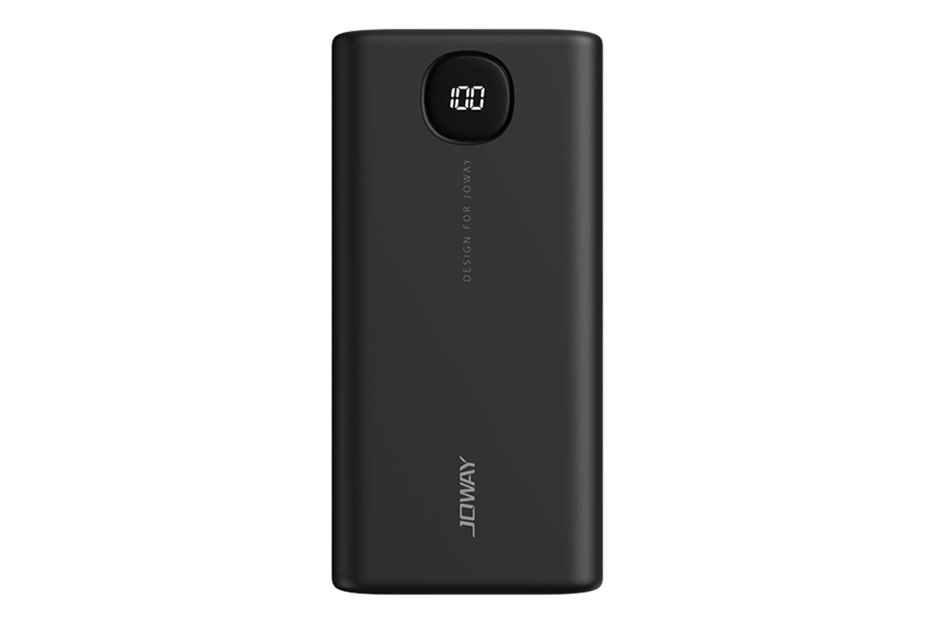 نمای روبرو پاور بانک جووی Joway JP253 40000mAh با ظرفیت 40000 میلی‌آمپر ساعت مشکی