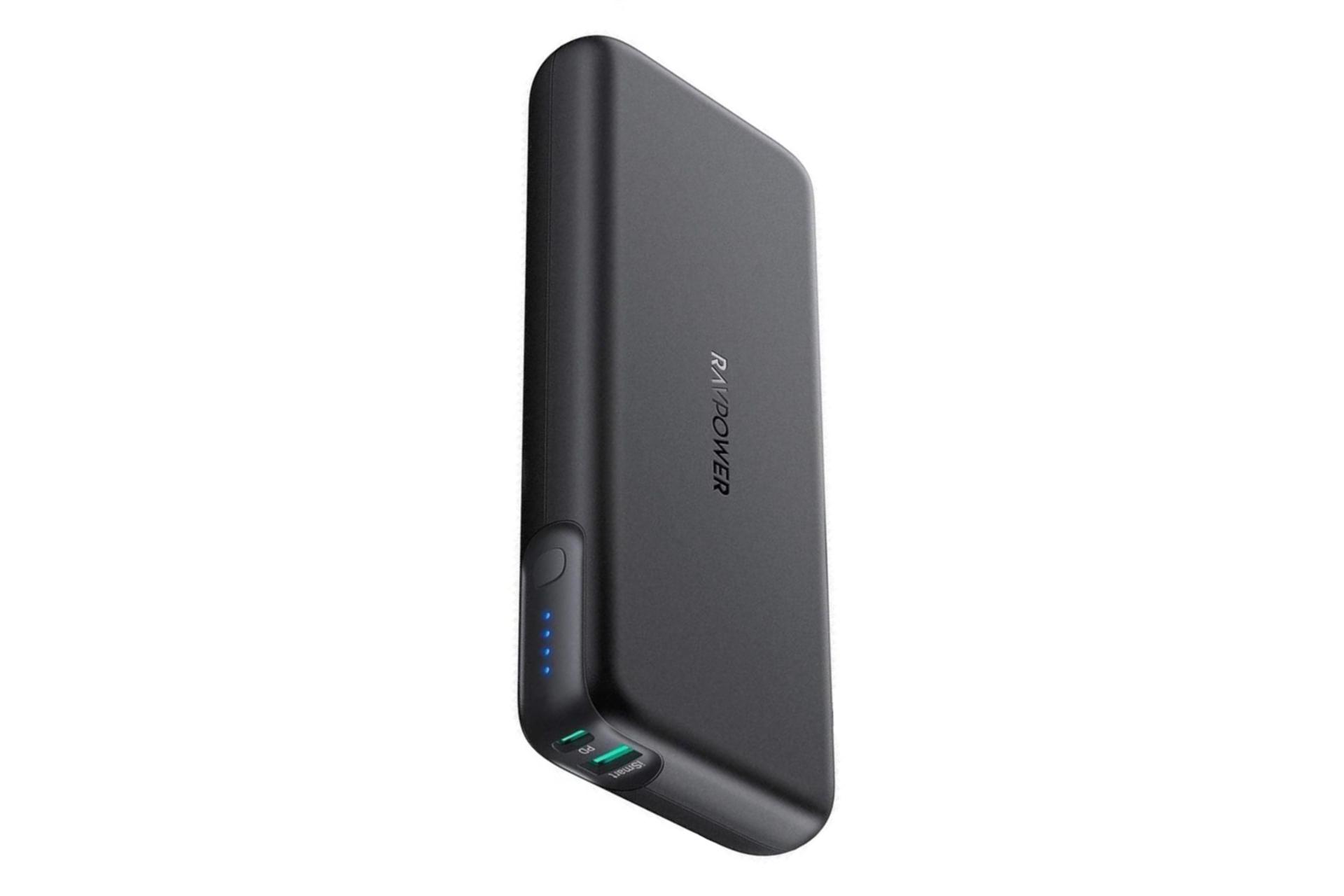 پاور بانک راوپاور RAVPower RP-PB201 20000mAh با ظرفیت 20000 میلی‌آمپر ساعت مشکی