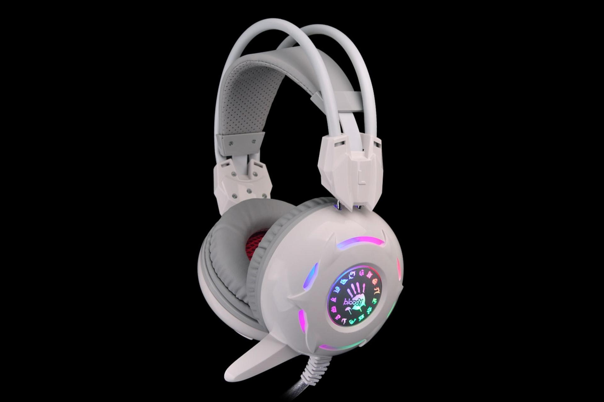 هدفون گیمینگ بلادی Bloody G300 سفید