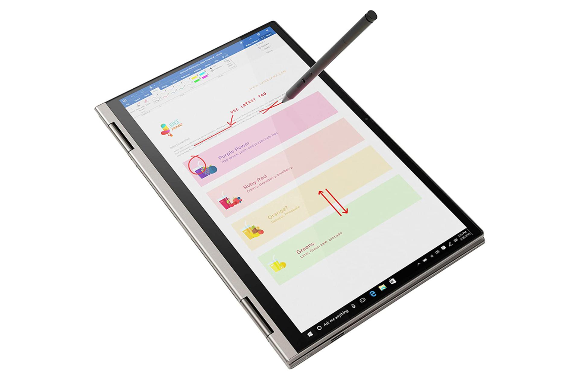 لپ تاپ لنوو یوگا سی 740 به همراه قلم لمسی