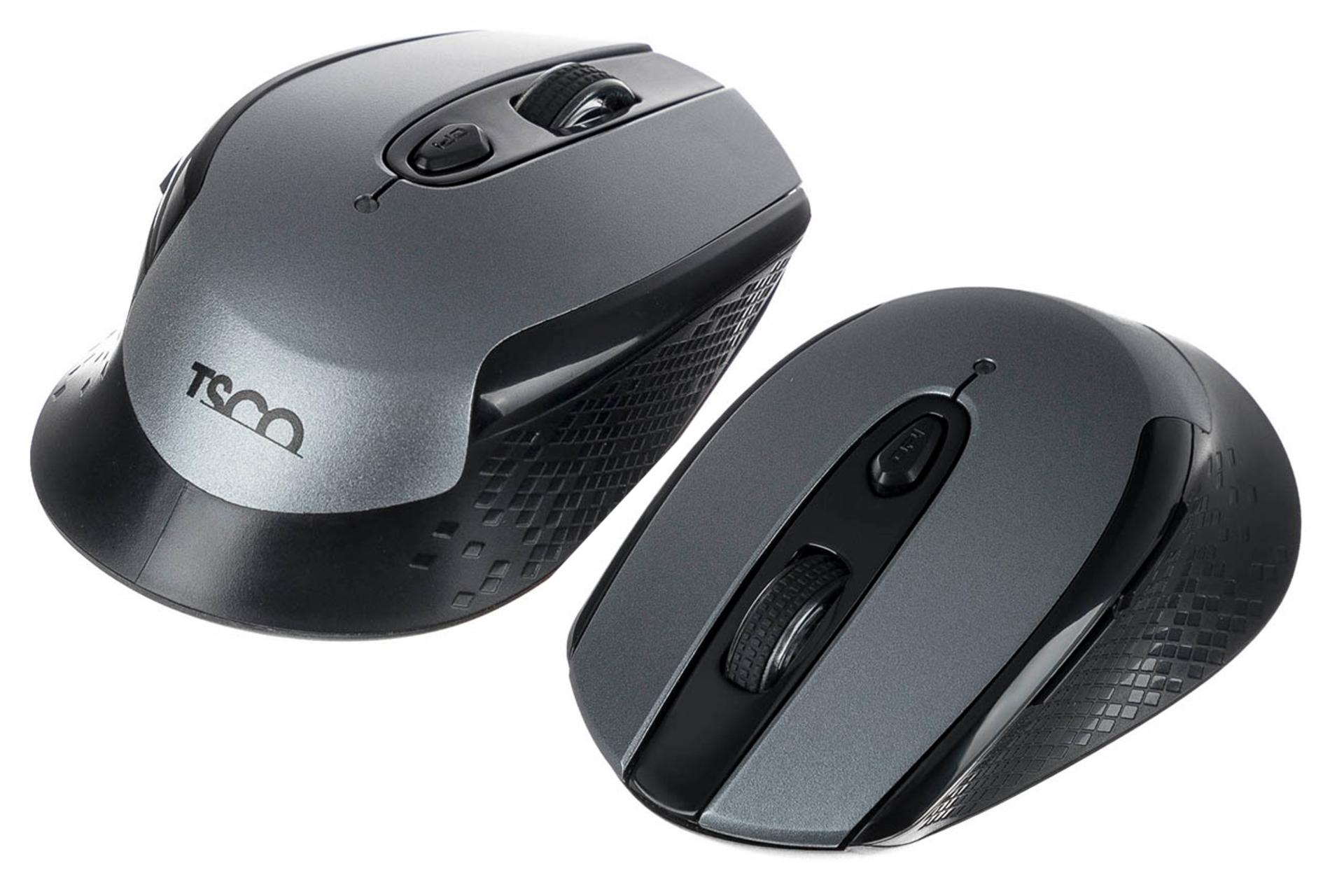 نمای جلو و پشت ماوس تسکو Tsco TM 648W