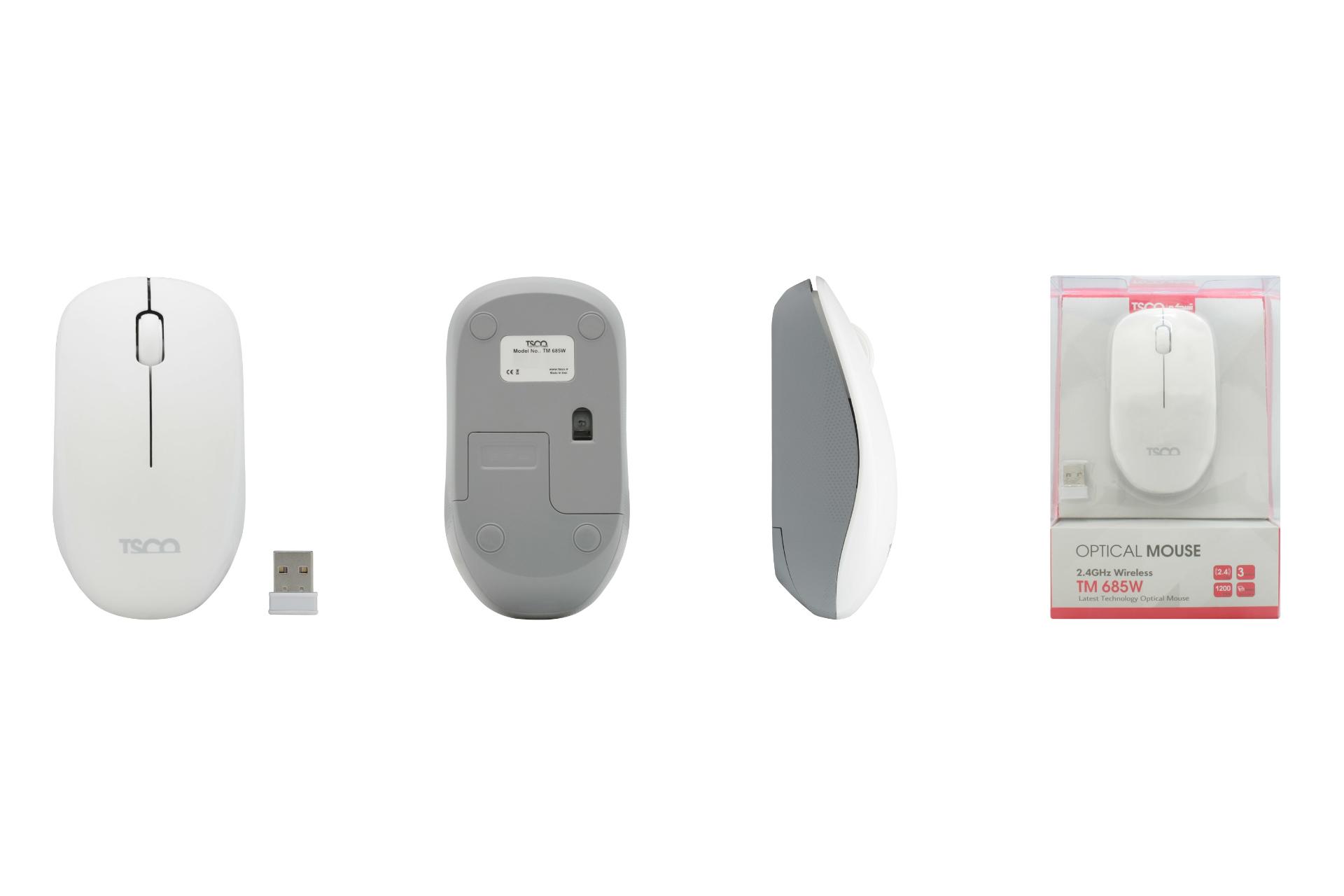 ماوس تسکو Tsco TM 685W سفید