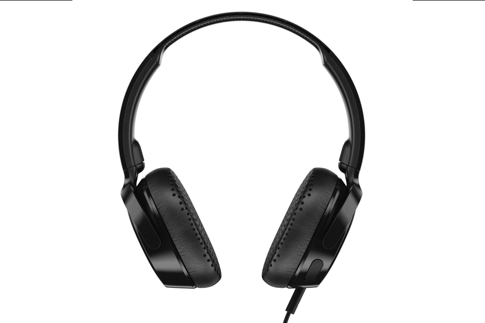 نمای روبرو هدفون اسکال کندی ریف Skullcandy Riff مشکی