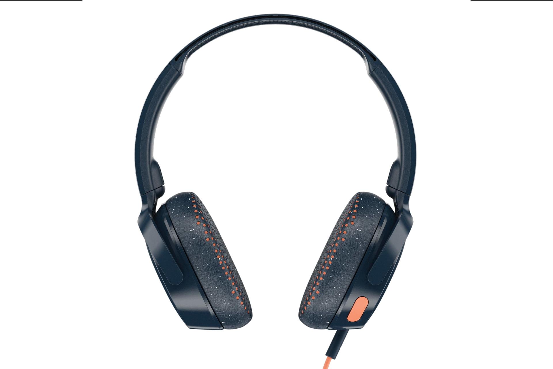 نمای روبرو هدفون اسکال کندی ریف Skullcandy Riff آبی