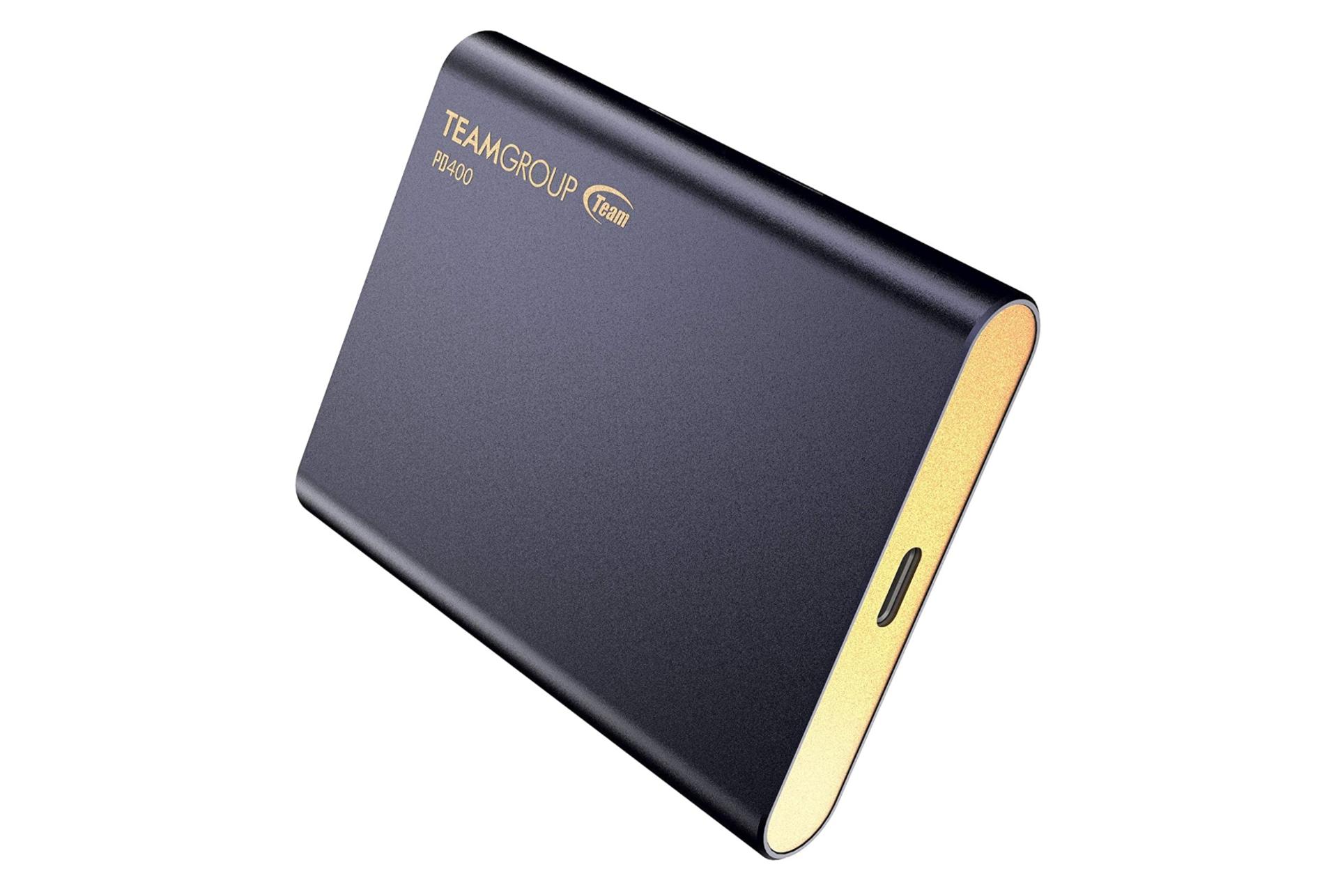 نمای کناری SSD تیم گروپ TeamGroup PD400 USB 3.2 Gen 1
