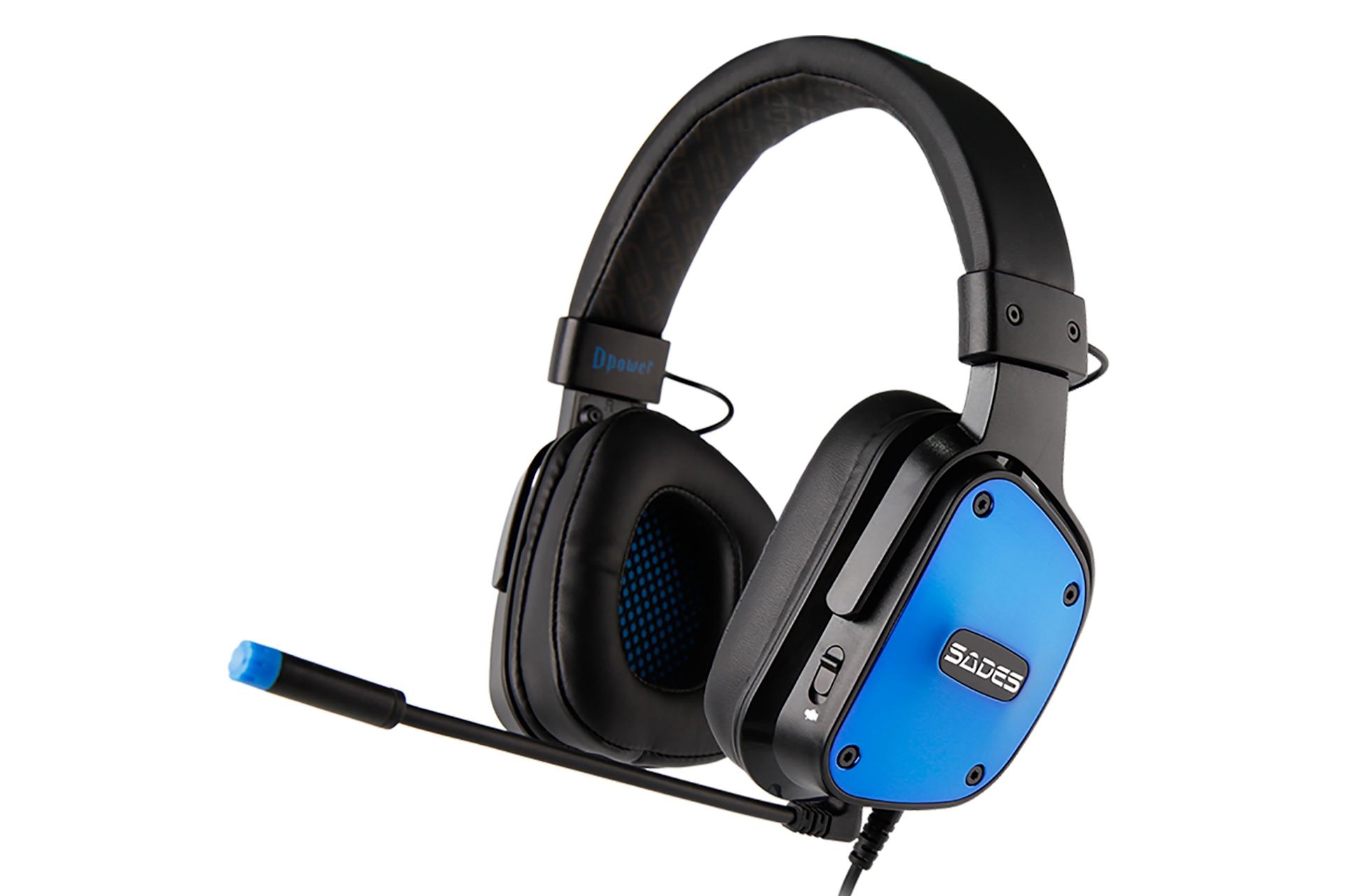 هدست گیمینگ سادس SADES Dpower آبی