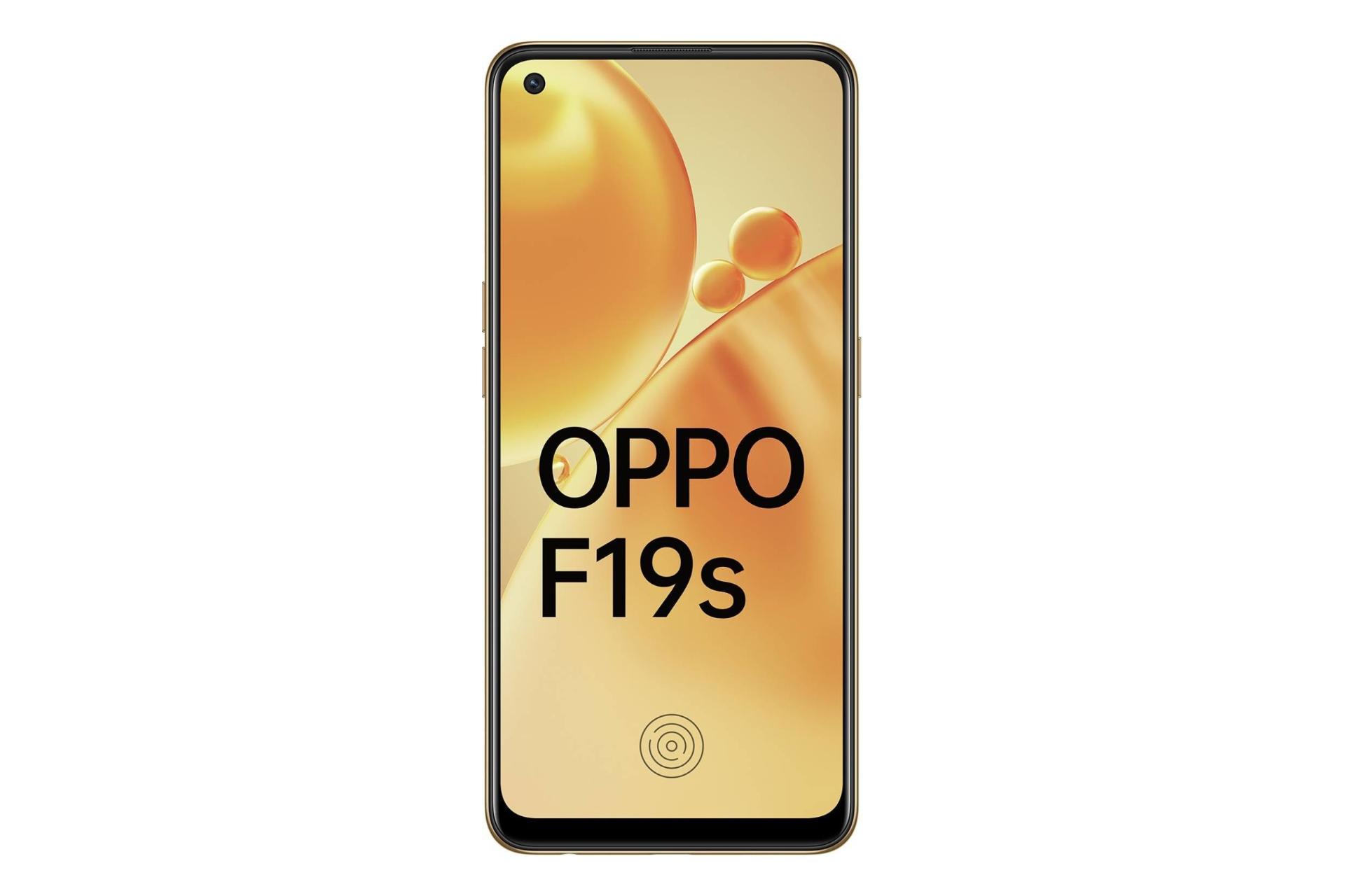 پنل جلو گوشی موبایل اف 19 اس اوپو / Oppo F19s طلایی
