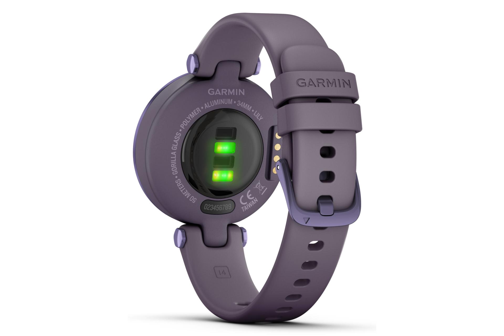 پشت اسمارت واچ لیلی گارمین نسخه اسپورت / Garmin Lily Sport Edition بنفش