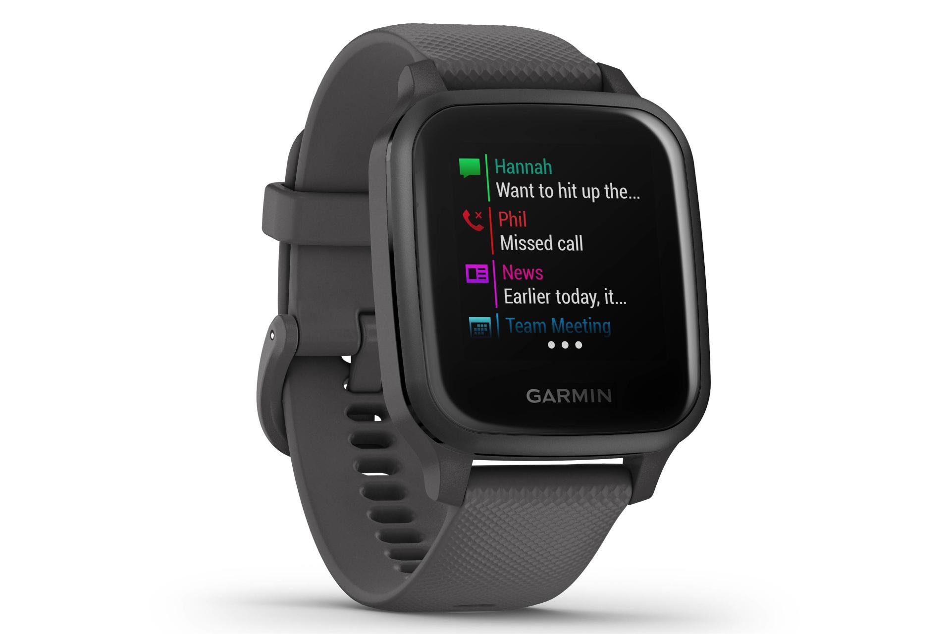 اسمارت واچ ونو اس کیو گارمین / Garmin Venu Sq زغالی