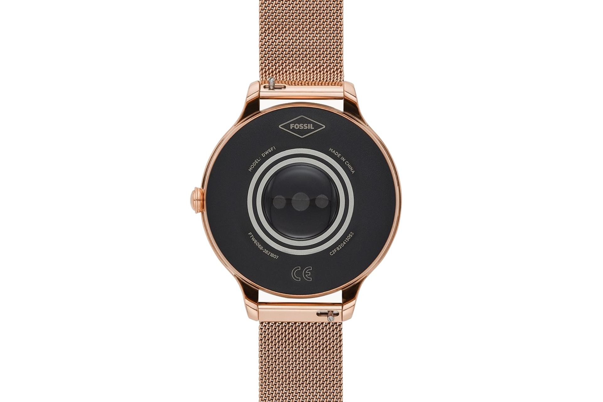 پشت اسمارت واچ فسیل Fossil Gen 5E رزگلد