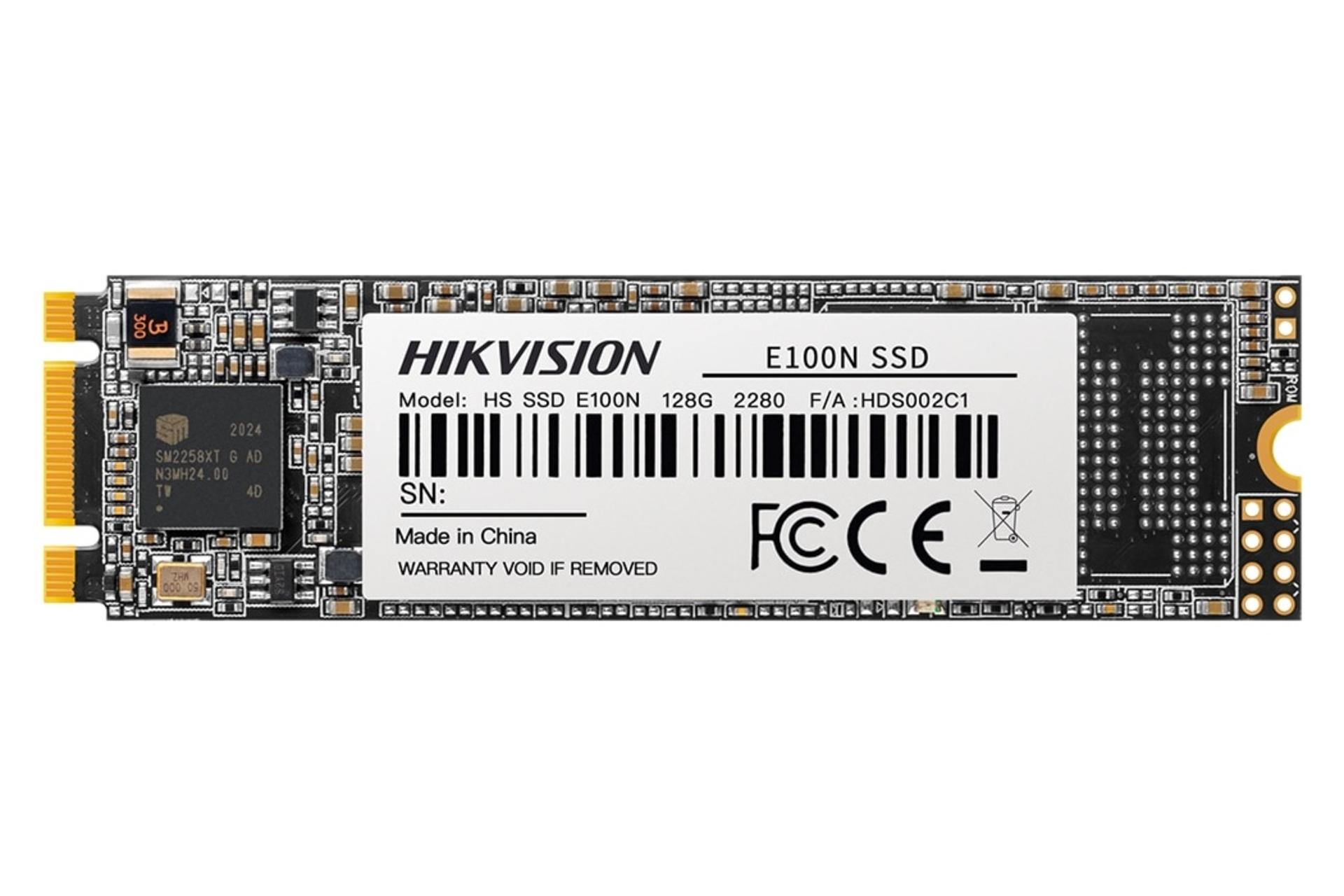 SSD هایک ویژن HikVision E100N SATA M.2 128GB ظرفیت 128 گیگابایت
