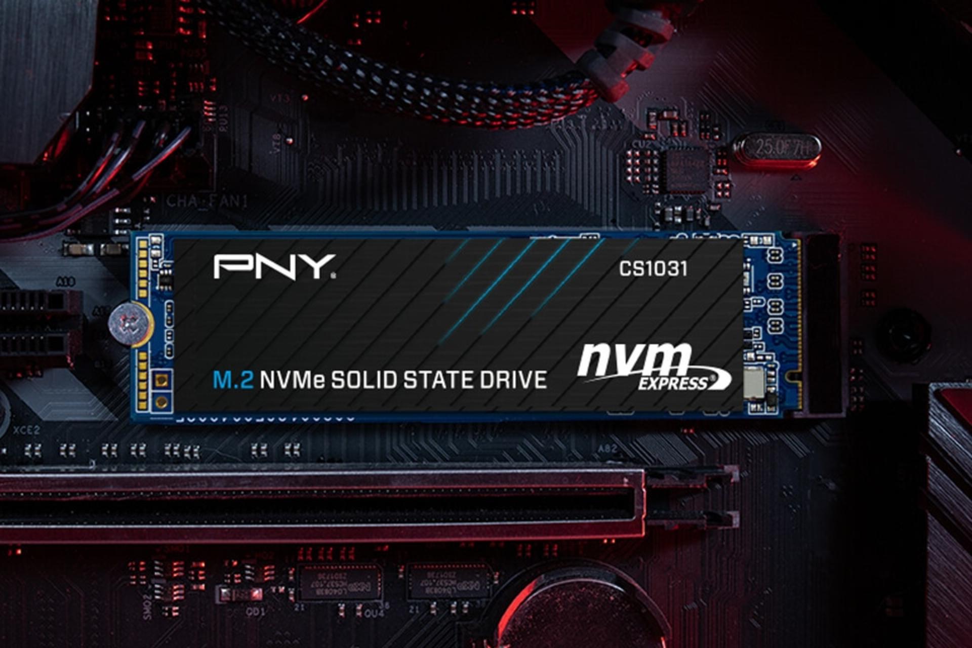 SSD پی ان وای PNY CS1031 NVMe M.2 روی مادربرد