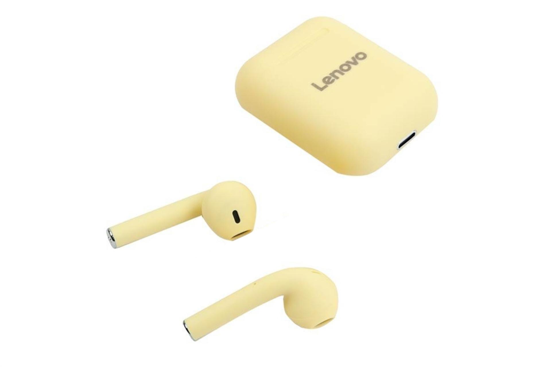 ایرباد بی سیم لنوو Lenovo LivePods LP2s زرد