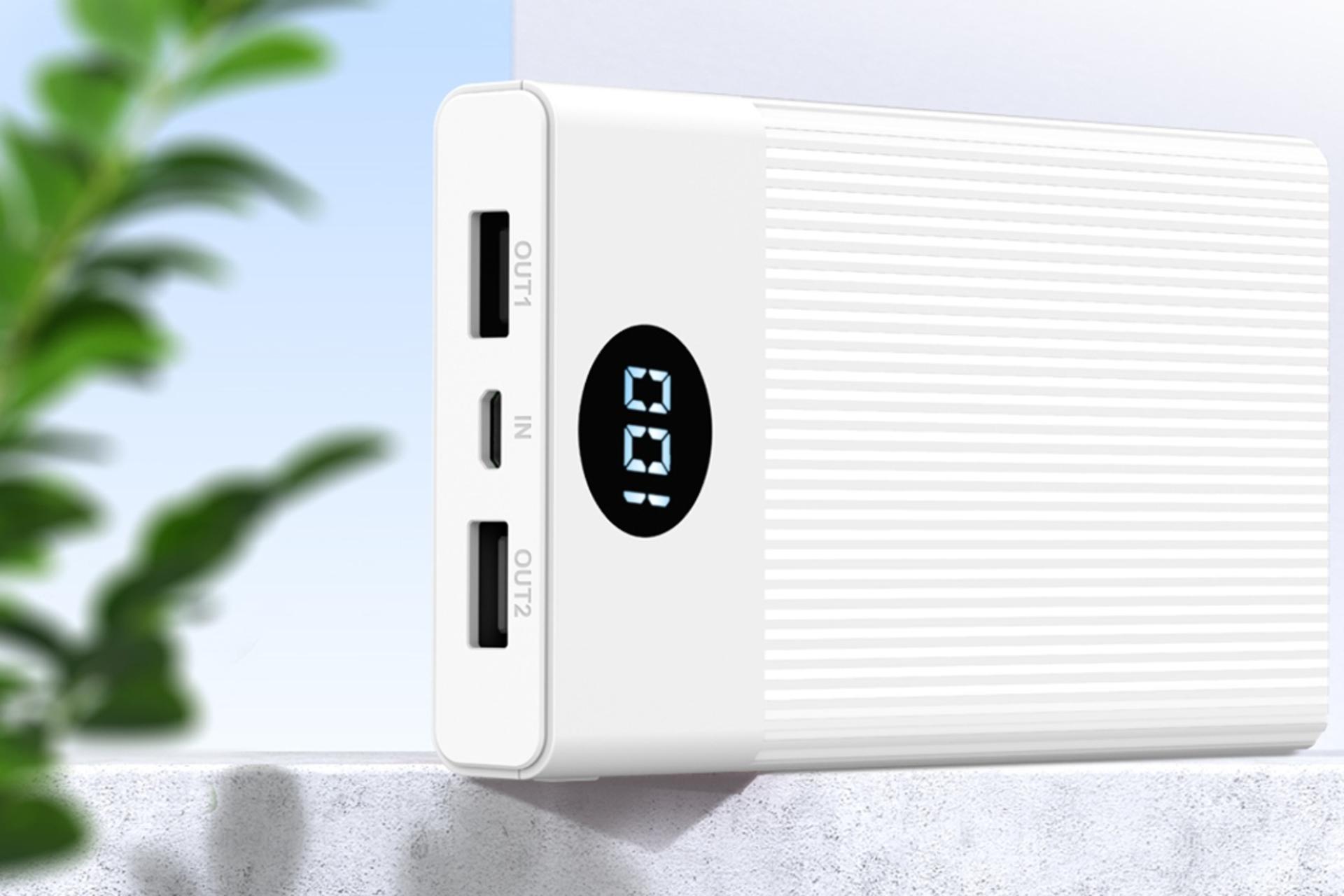 درگاه پاور بانک ایکس او XO PB93 12000mAh با ظرفیت 12000 میلی‌آمپر ساعت