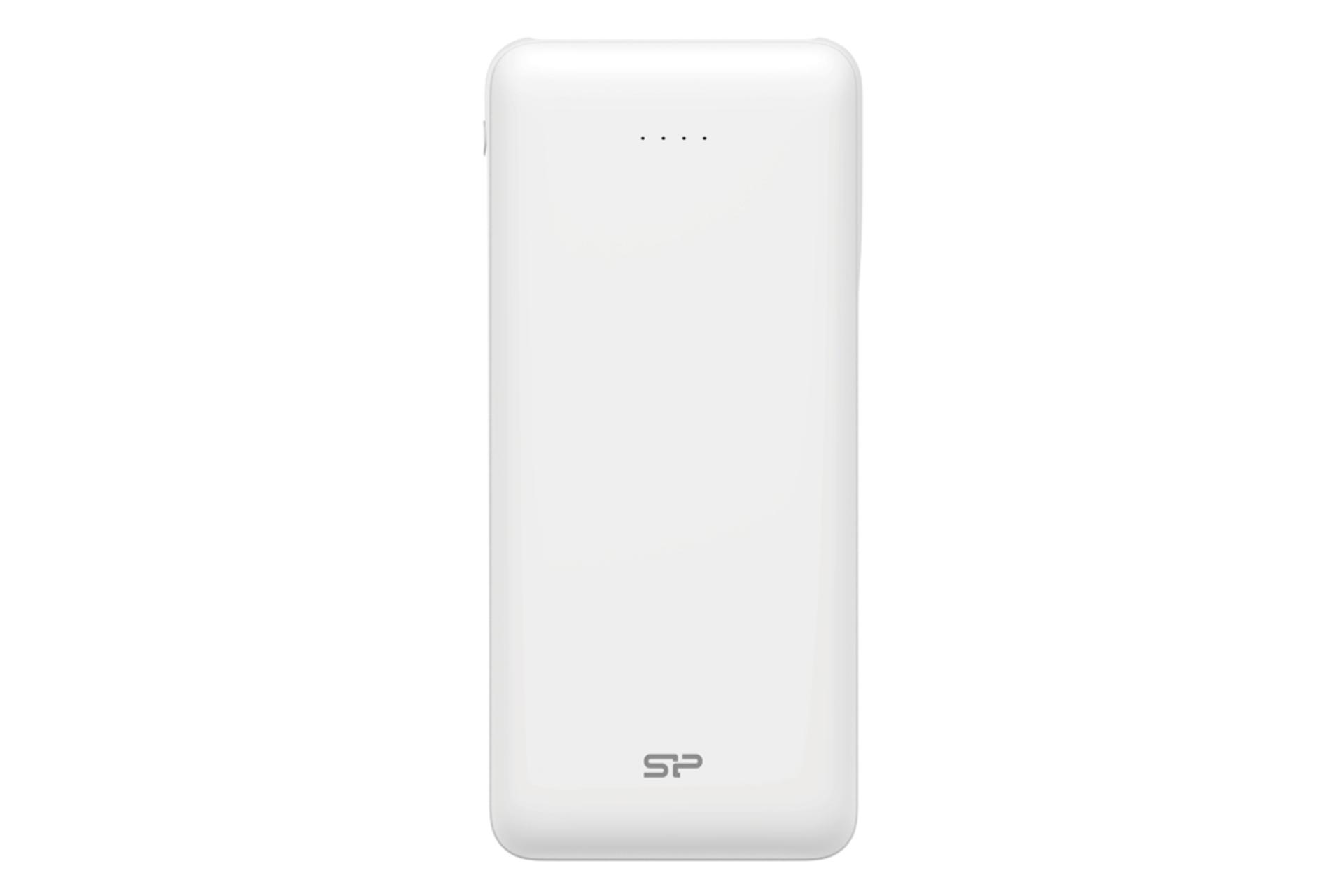 پاور بانک سیلیکون پاور Silicon Power GS20 20000mAh با ظرفیت 20000 میلی‌آمپر ساعت سفید