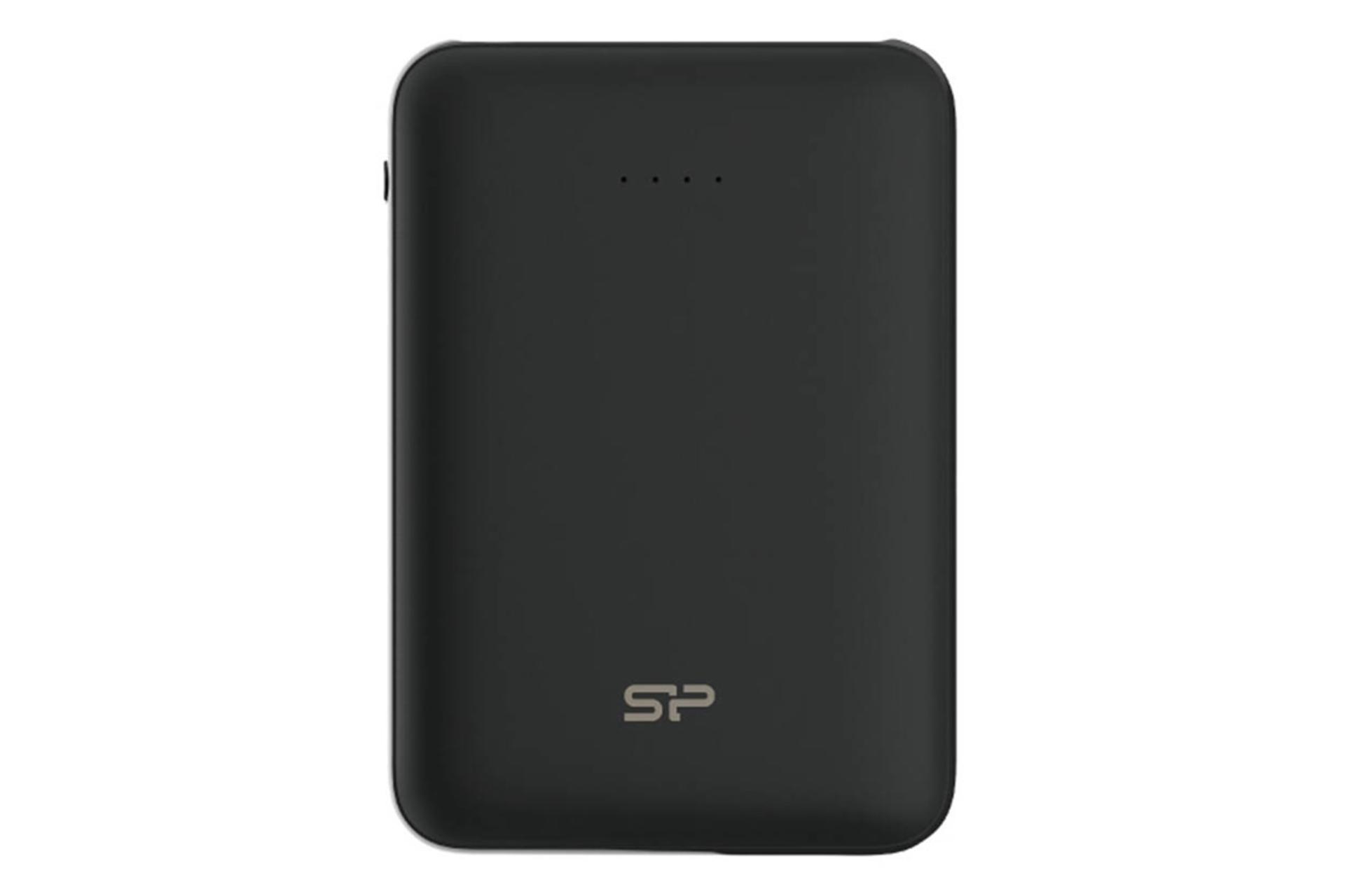 پاور بانک سیلیکون پاور Silicon Power GP10 10000mAh با ظرفیت 10000 میلی‌آمپر ساعت مشکی