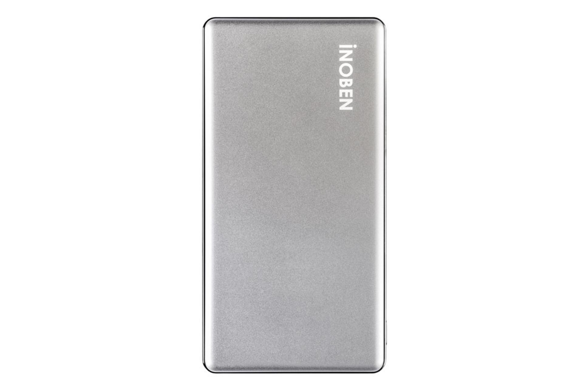 پاور بانک اینوبن Inoben QPD10 10000mAh با ظرفیت 10000 میلی‌آمپر ساعت نقره ای