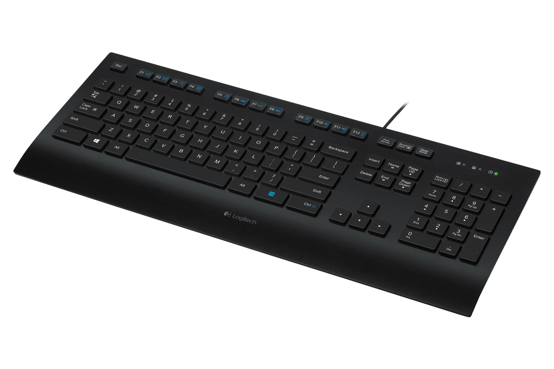 نمای راست کیبورد لاجیتک Logitech K280e