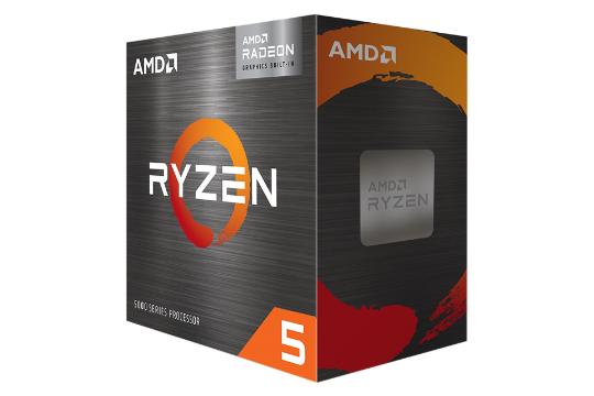 نمای راست جعبه پردازنده AMD رایزن AMD Ryzen 5 5600G