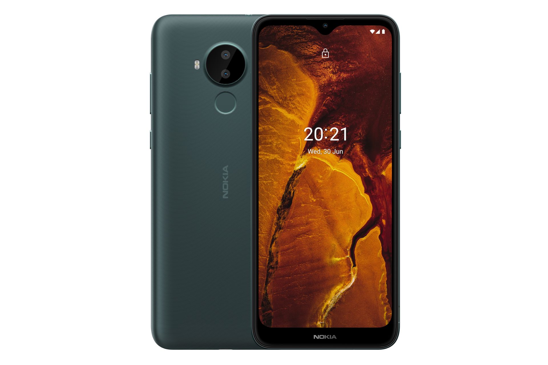 Nokia C30 / گوشی موبایل سی 30 نوکیا سبز