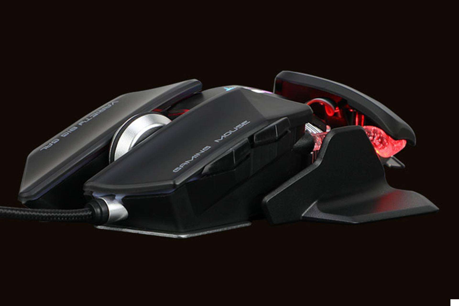 نمای بالاماوس گیمینگ میشن MT-GM80