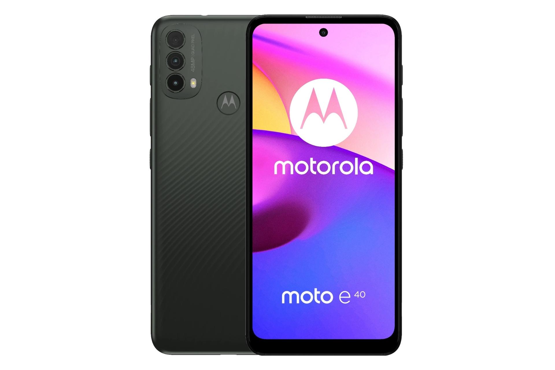 گوشی موبایل موتو ای 40 موتورولا / Motorola Moto E40 مشکی