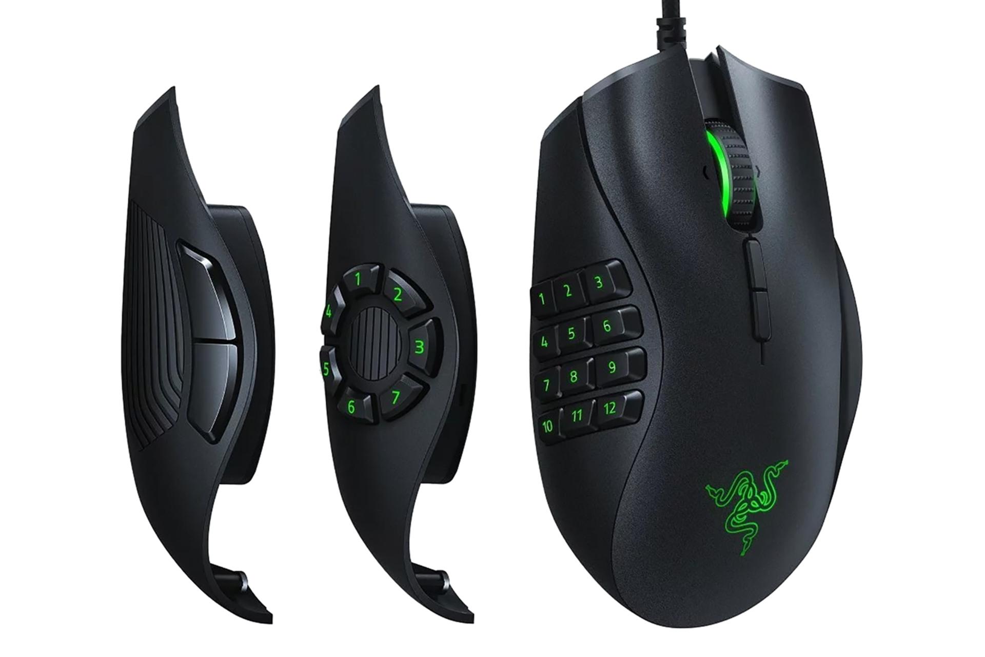 نمای بالا ماوس گیمینگ ریزر Razer Naga Trinity
