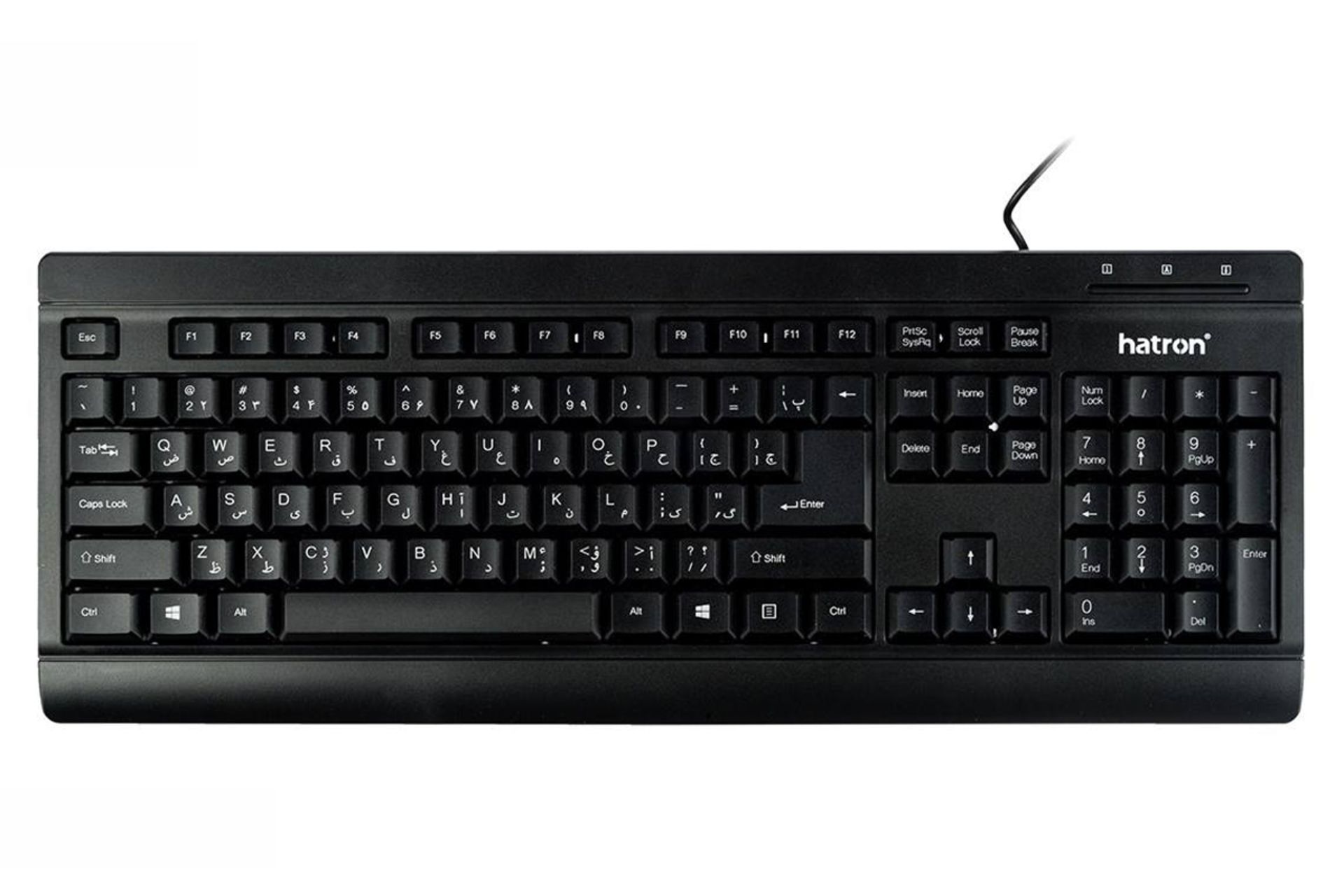 نمای روبرو کیبورد هترون HK210