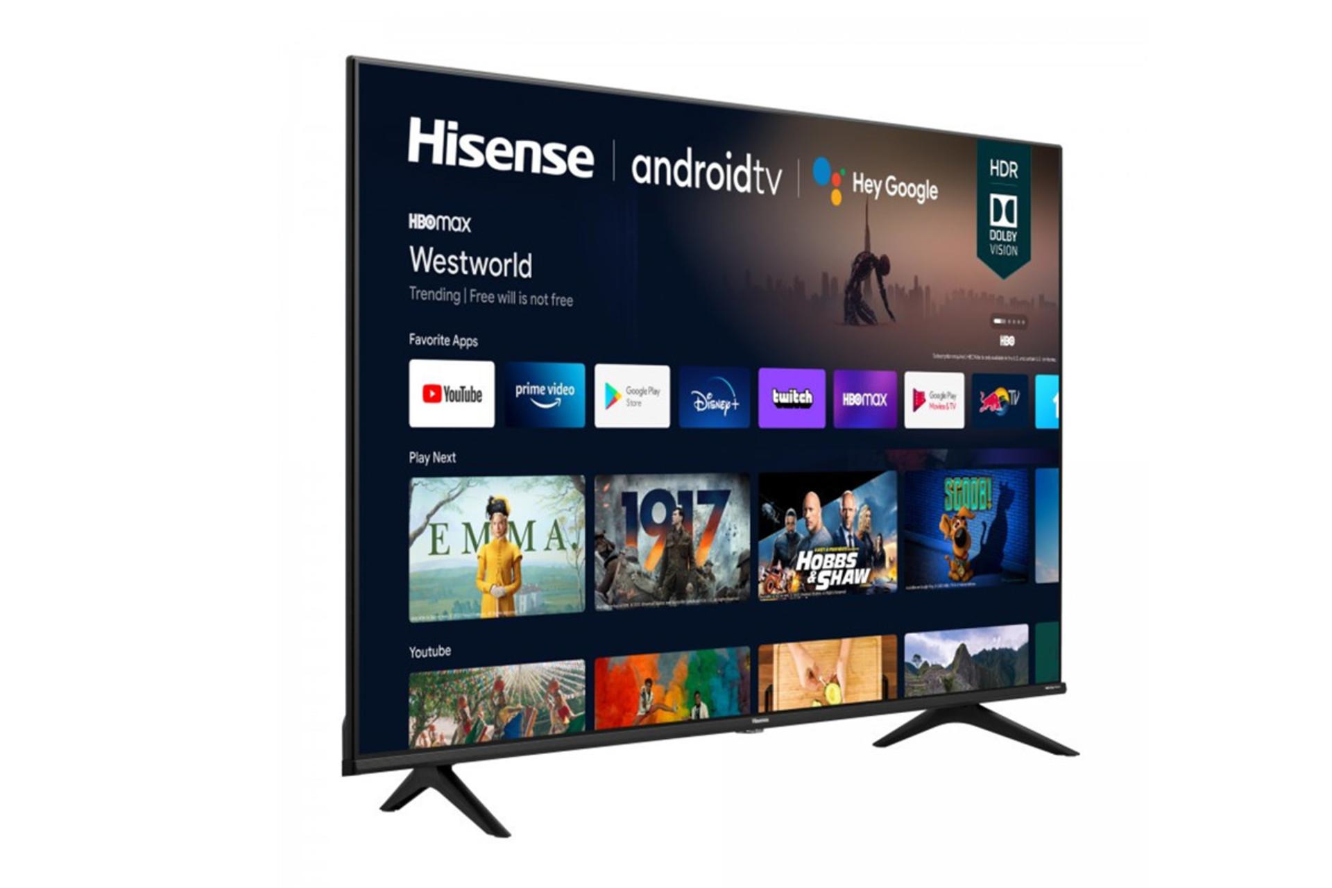 تلویزیون هایسنس نمای جلو Hisense 43A62G