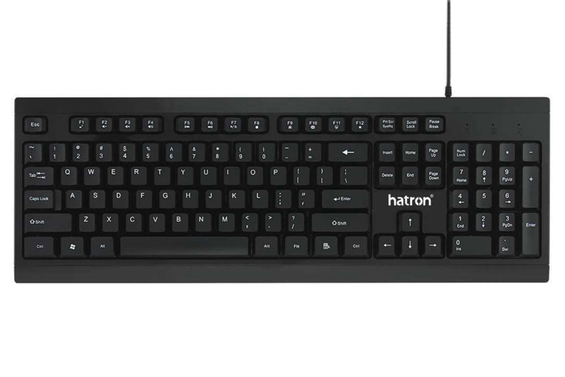 نمای روبرو کیبورد هترون HK205