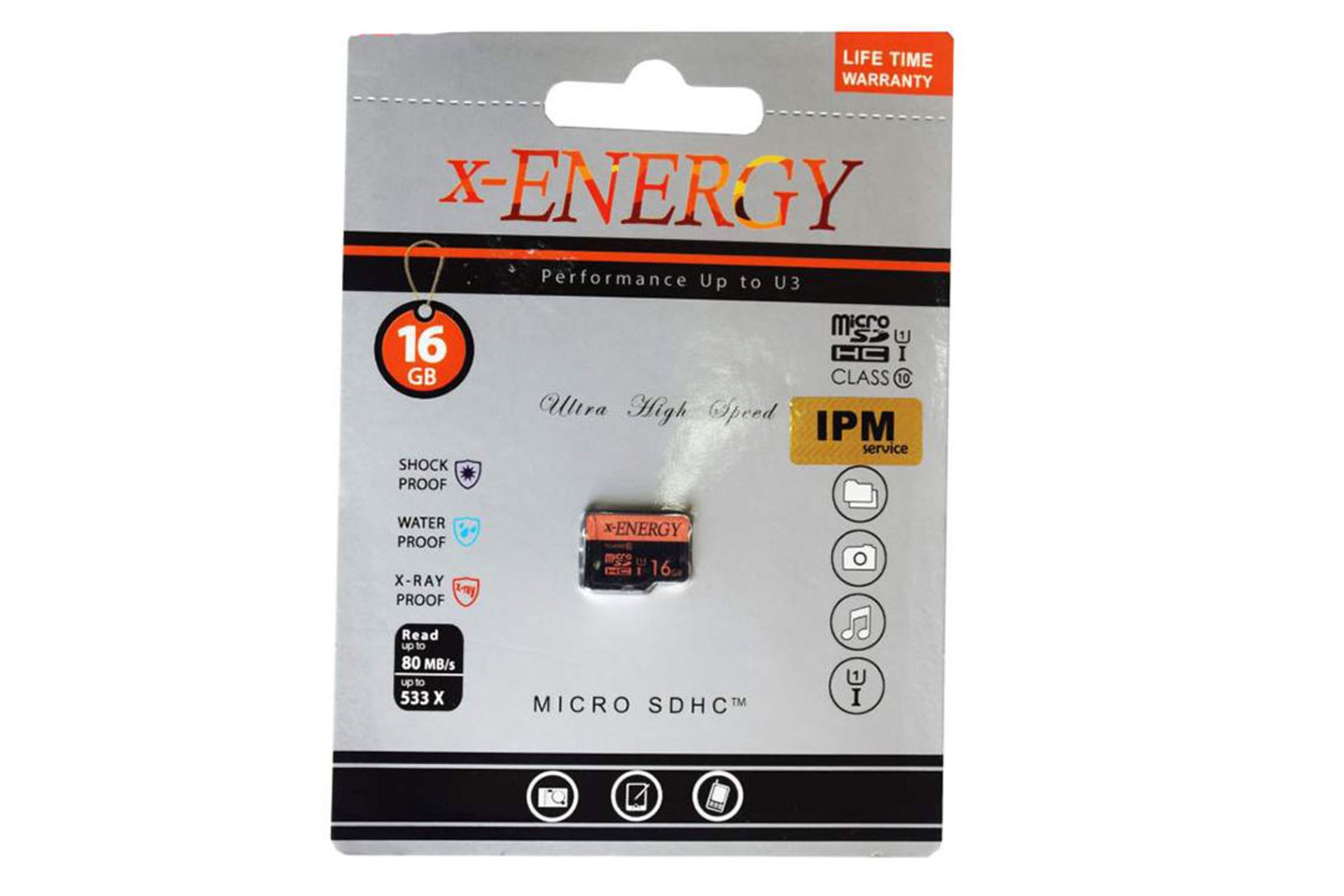 x-ENERGY IPM microSDHC Class 10 UHS-I U1 16GB