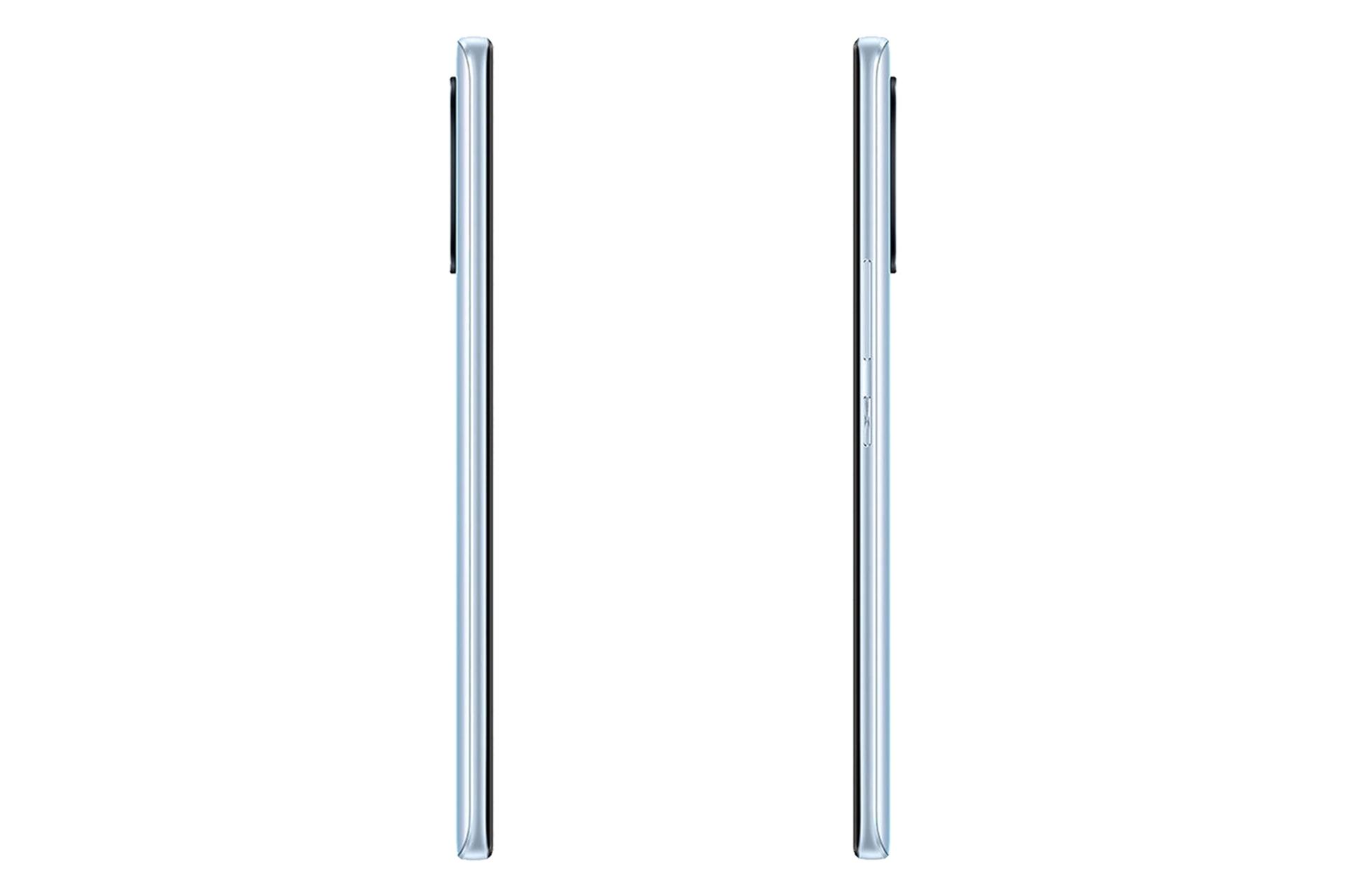 نمای جانبی گوشی موبایل iQOO 7 ویوو نسخه هند Vivo iQOO 7 India آبی