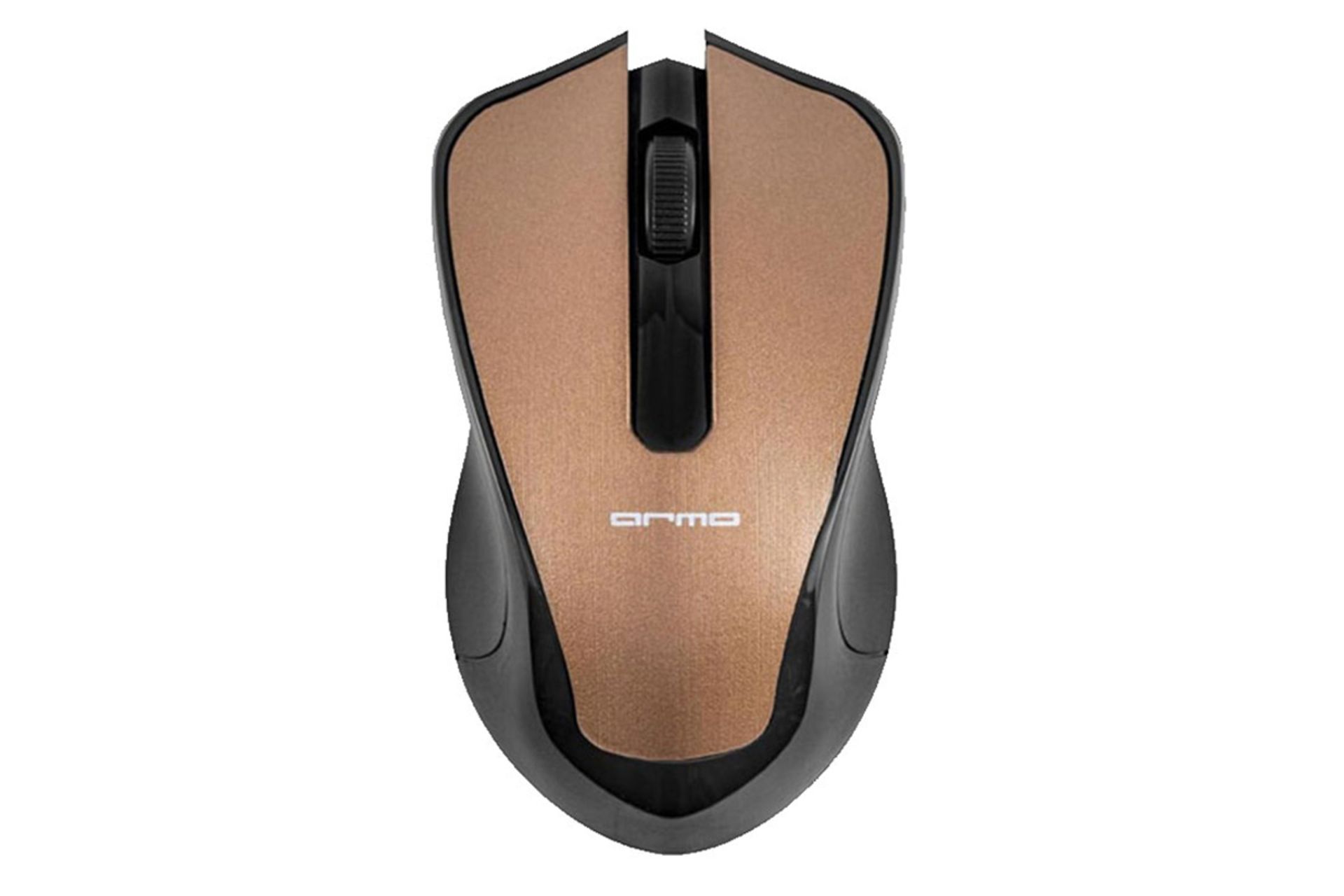 نمای روبرو ماوس بی سیم کینگ استار مدل KM265W طلایی