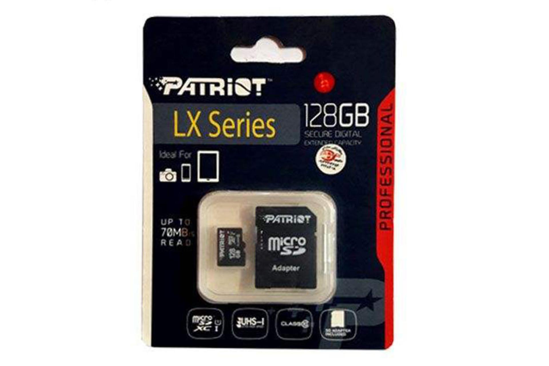 Patriot LX Series microSDHC Class 10 UHS-I U1 128GB