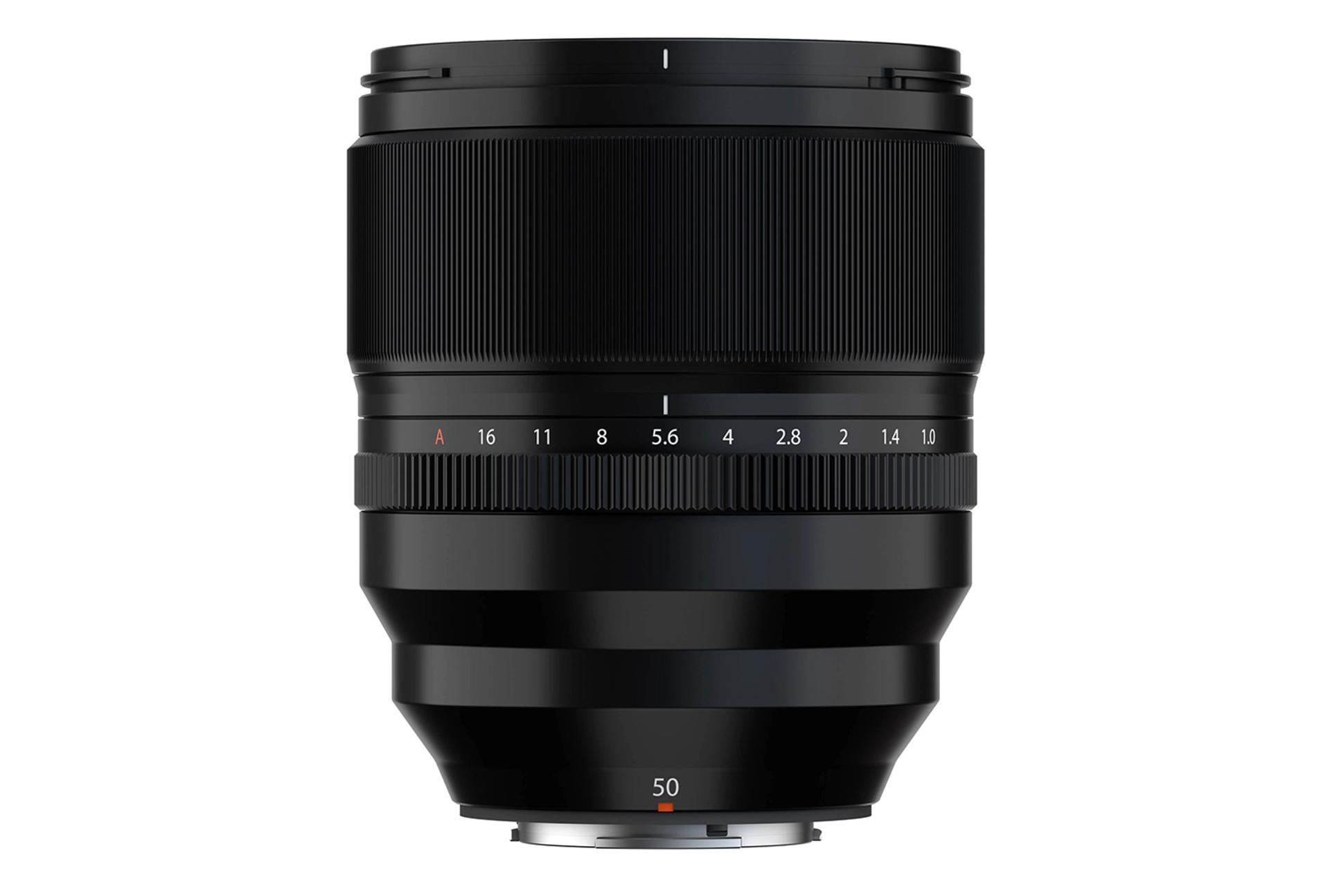 نمای ایستاده لنز فوجی فیلم XF 50mm f1.0