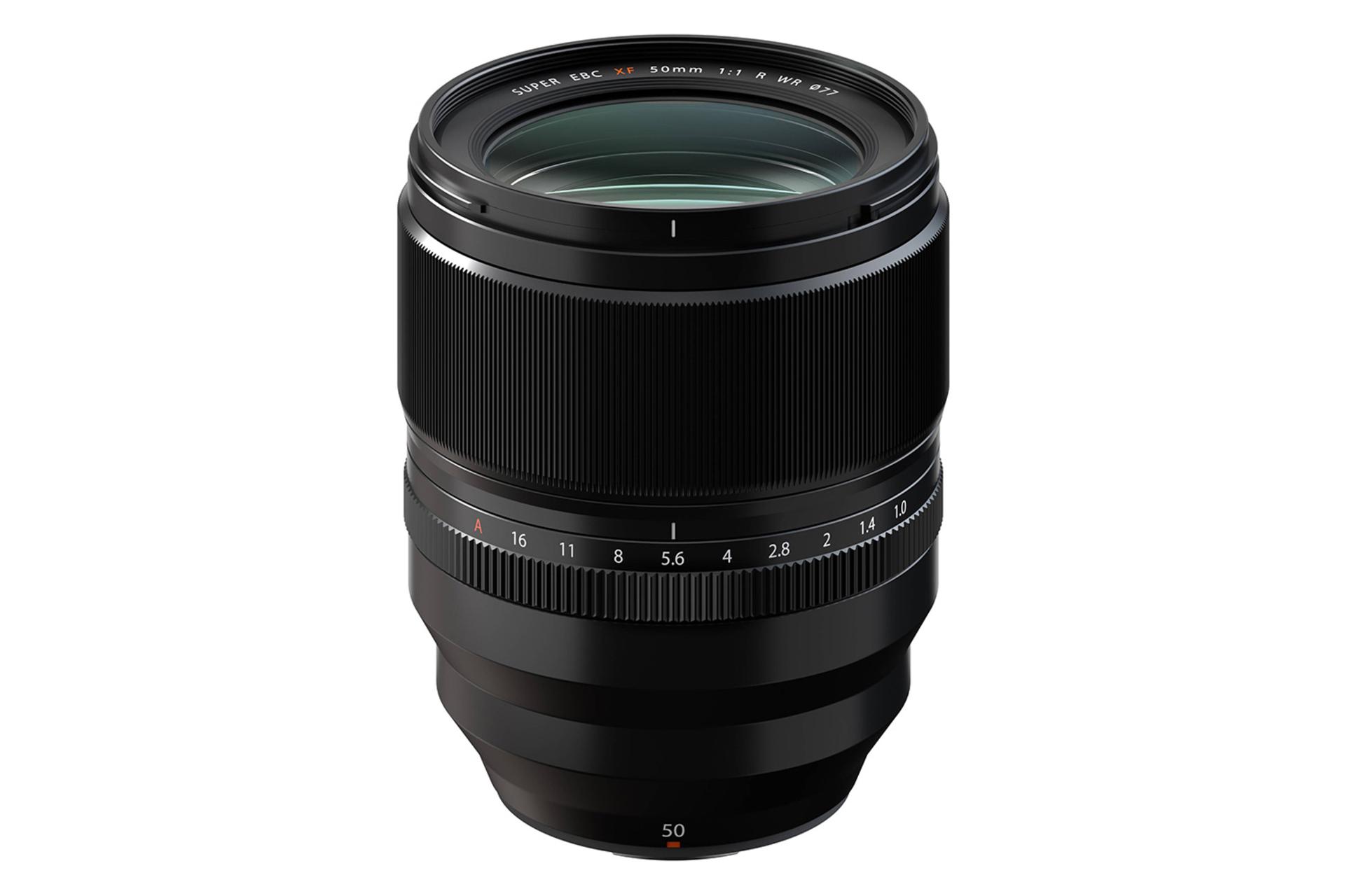 لنز فوجی فیلم XF 50mm f1.0 در حالت عمودی