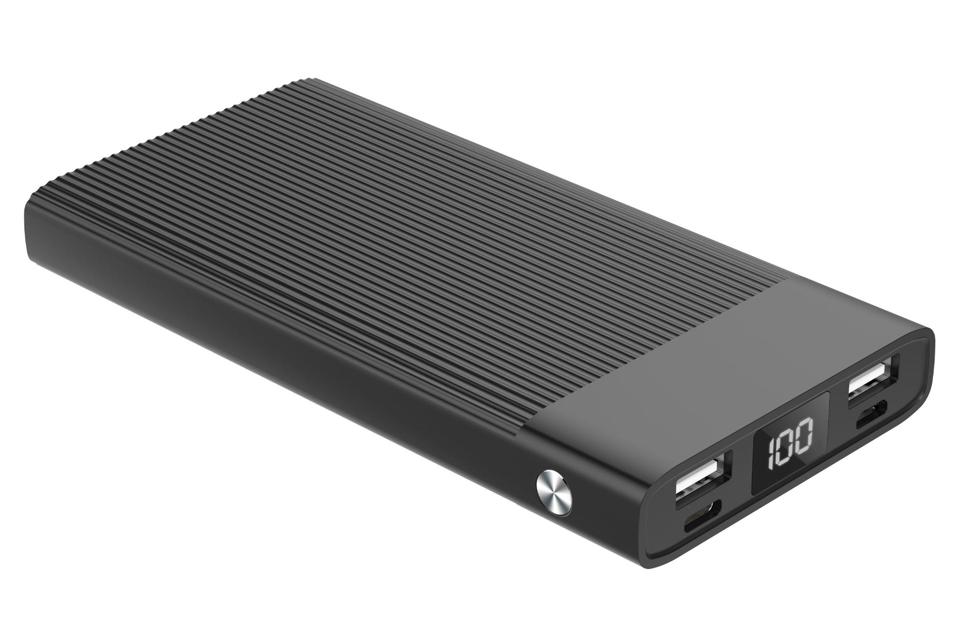 درگاه پاور بانک ژیپین PX301 با ظرفیت 10000 میلی‌آمپر ساعت Xipin PX301 10000mAh مشکی