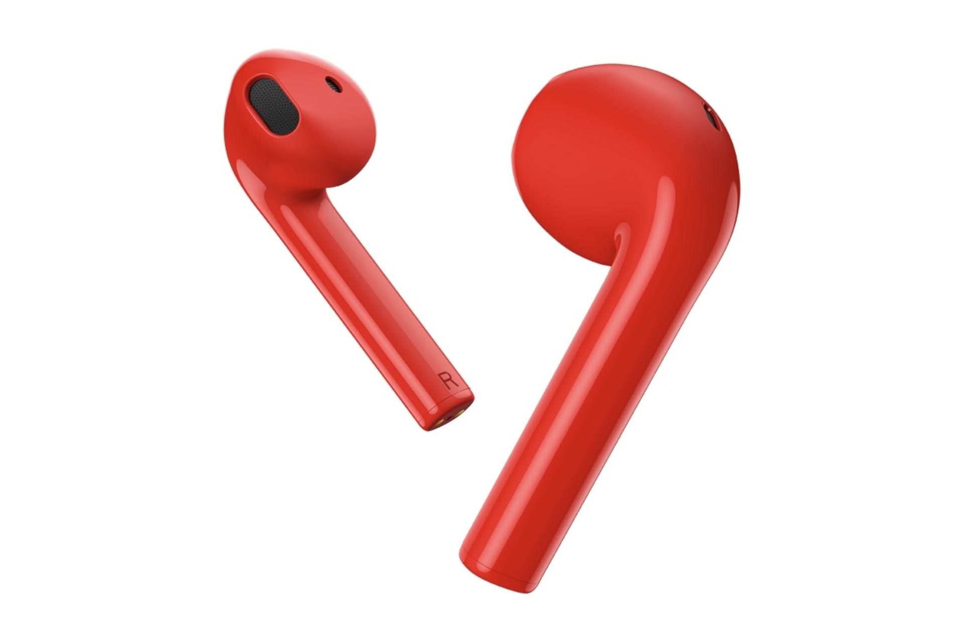 نمای جانبی ایرباد بی سیم ریلمی بادز ایر نئو Realme Buds Air Neo قرمز